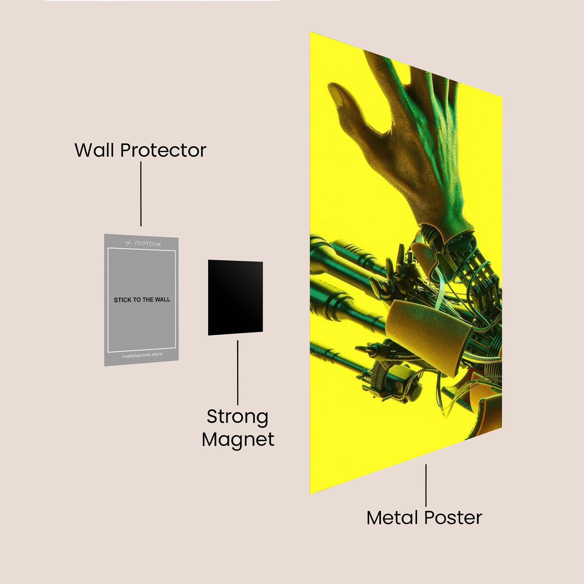 Speedster Vibe Safe Wall Magnetic / M