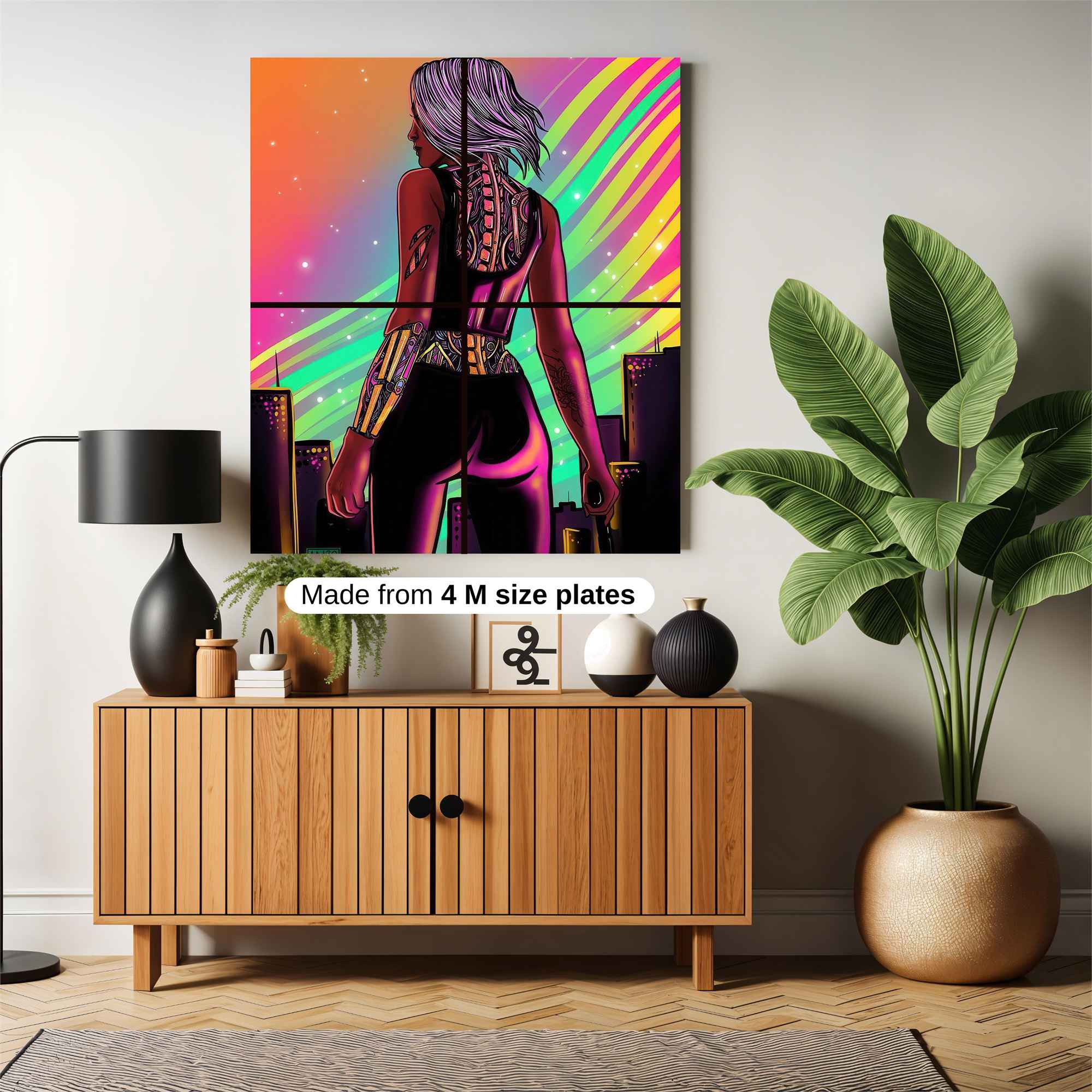 Cyber Radiance Safe Wall Magnetic / M