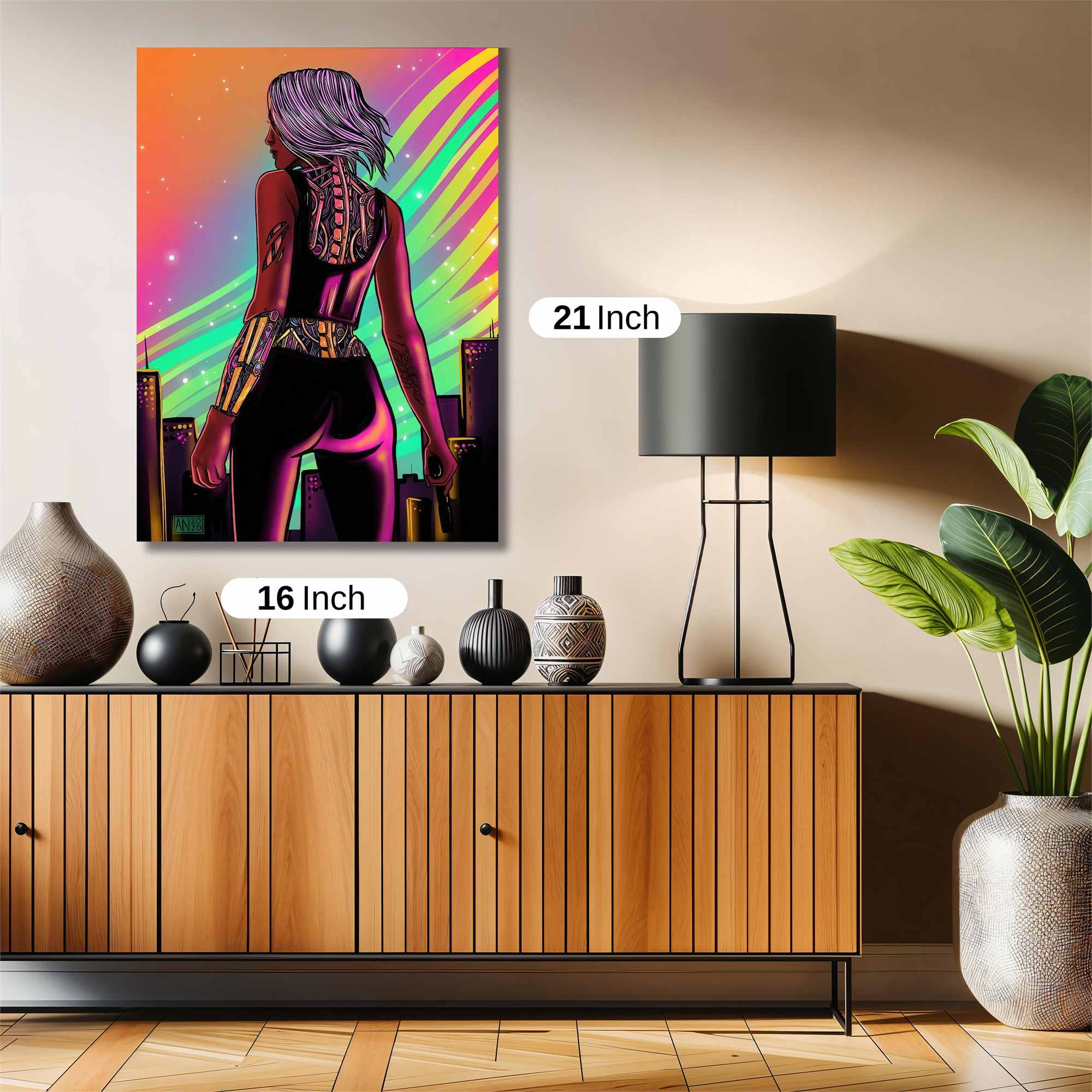 Cyber Radiance Safe Wall Magnetic / M