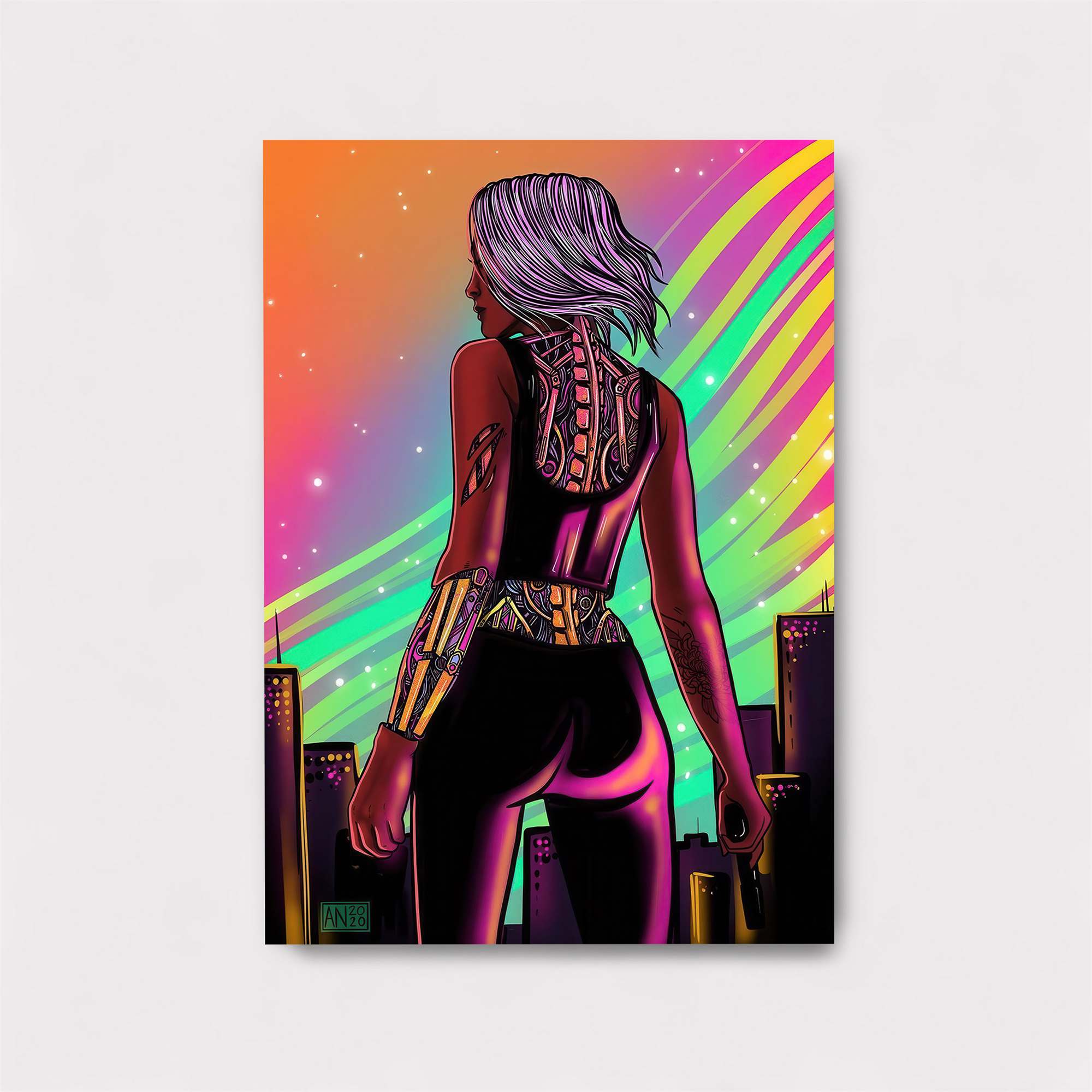 Cyber Radiance Safe Wall Magnetic / M