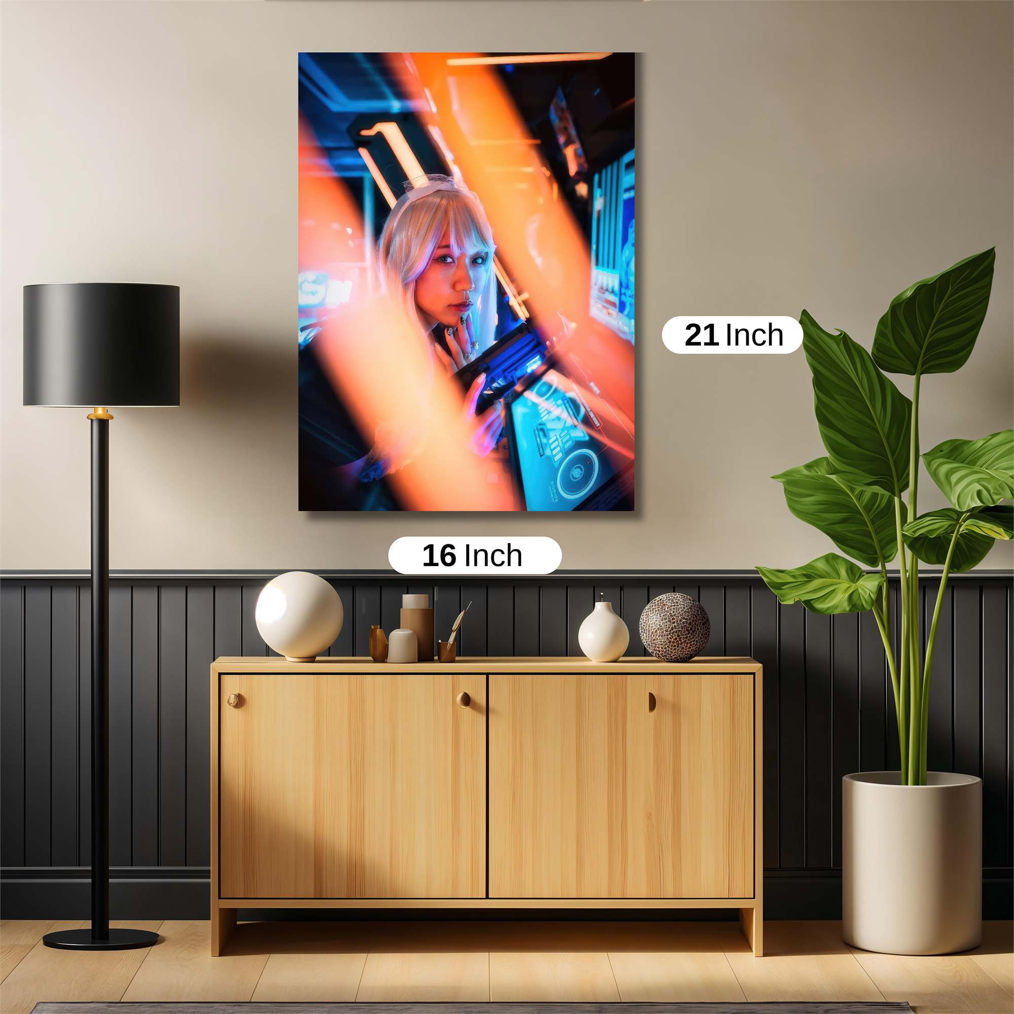 Neon Reverie Safe Wall Magnetic / M