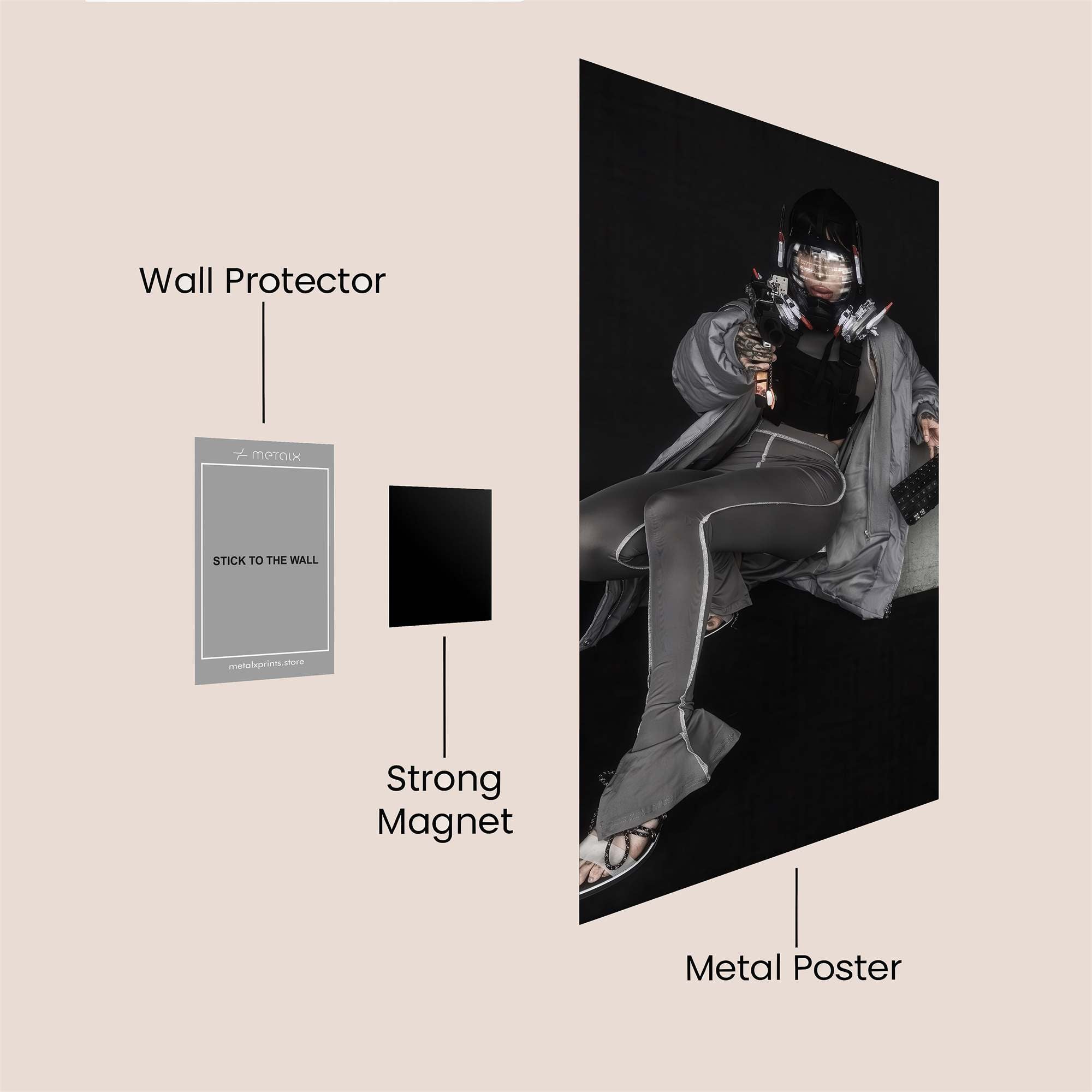 Cyber Chill Safe Wall Magnetic / M