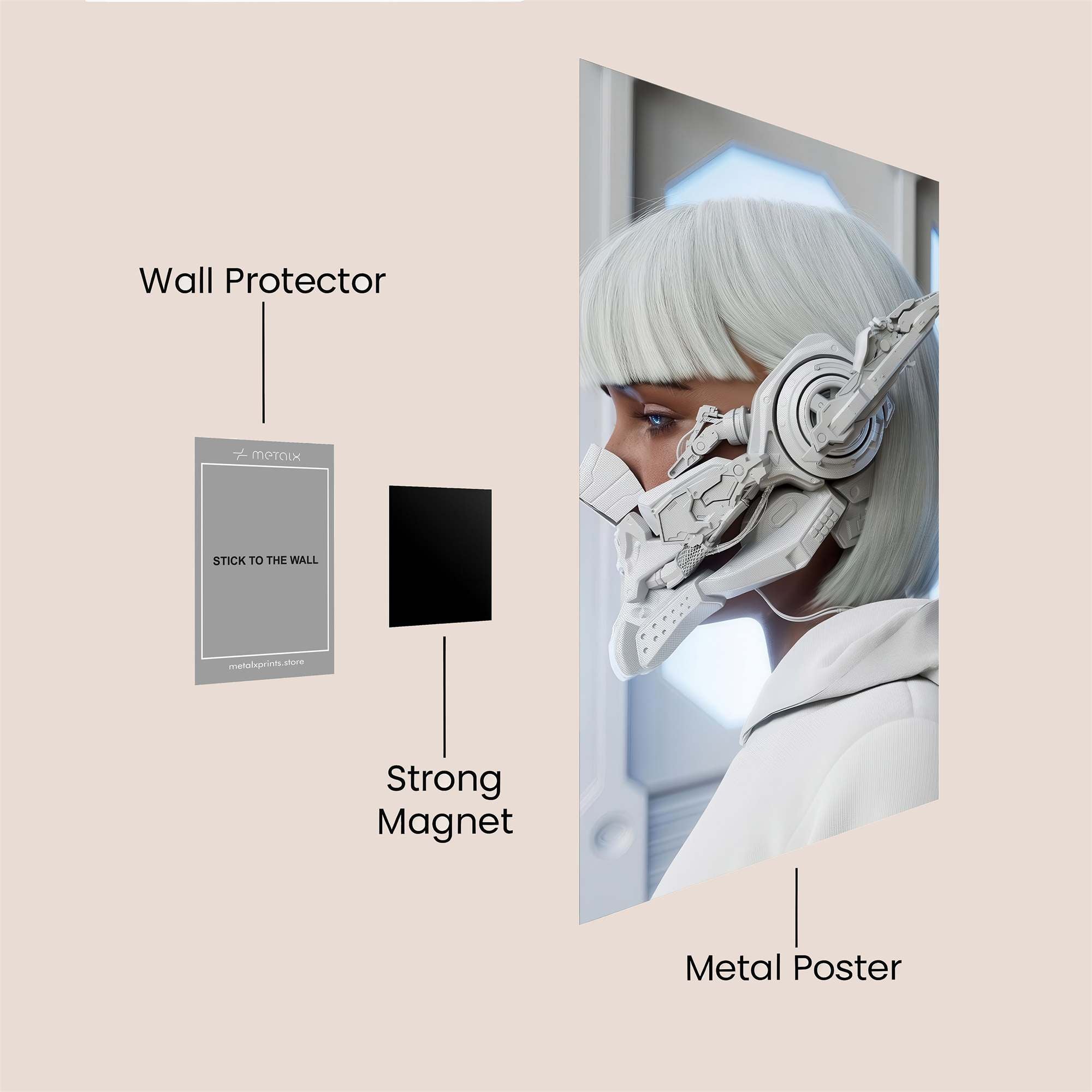 Cyber Elegance Safe Wall Magnetic / M