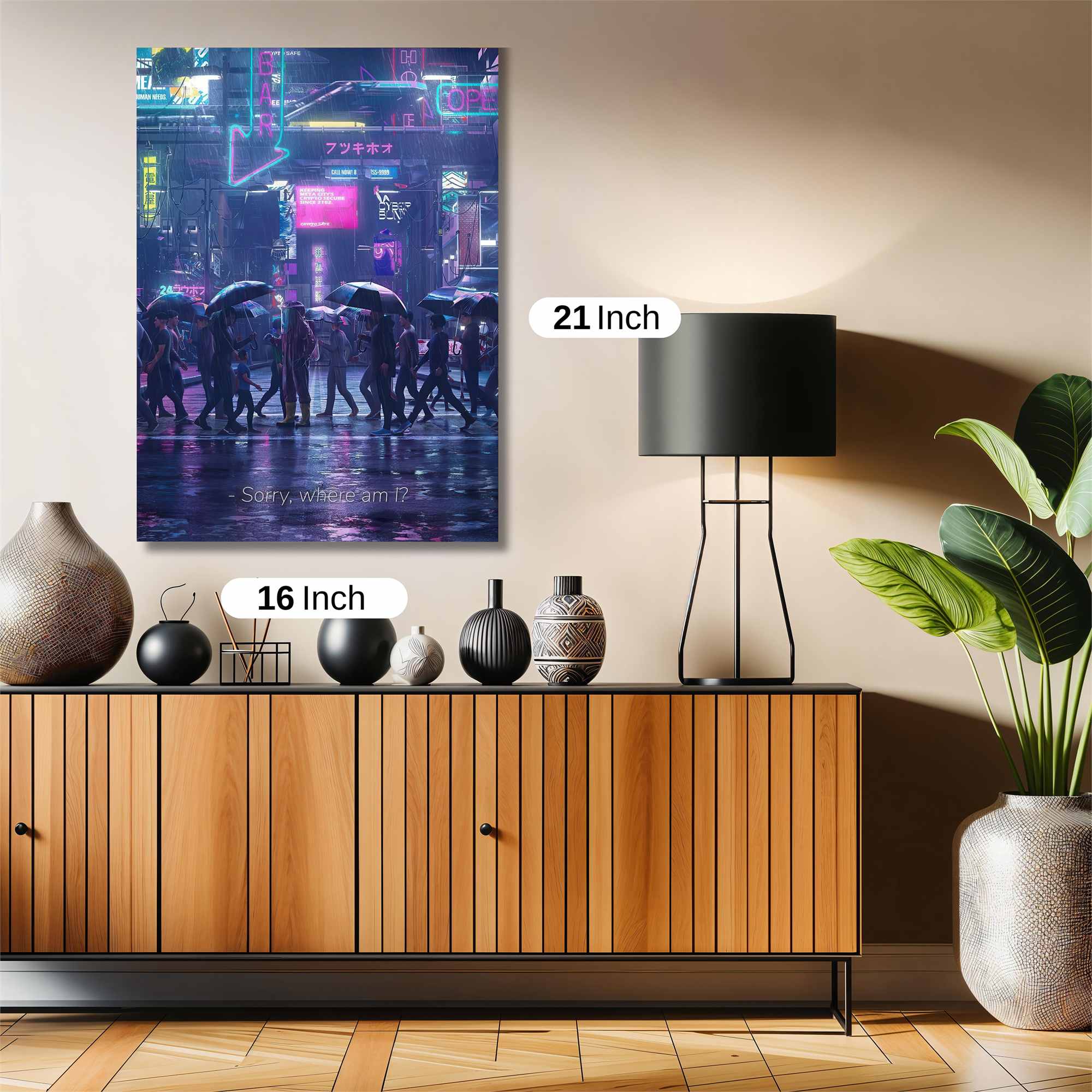 Neon Drizzle Safe Wall Magnetic / M