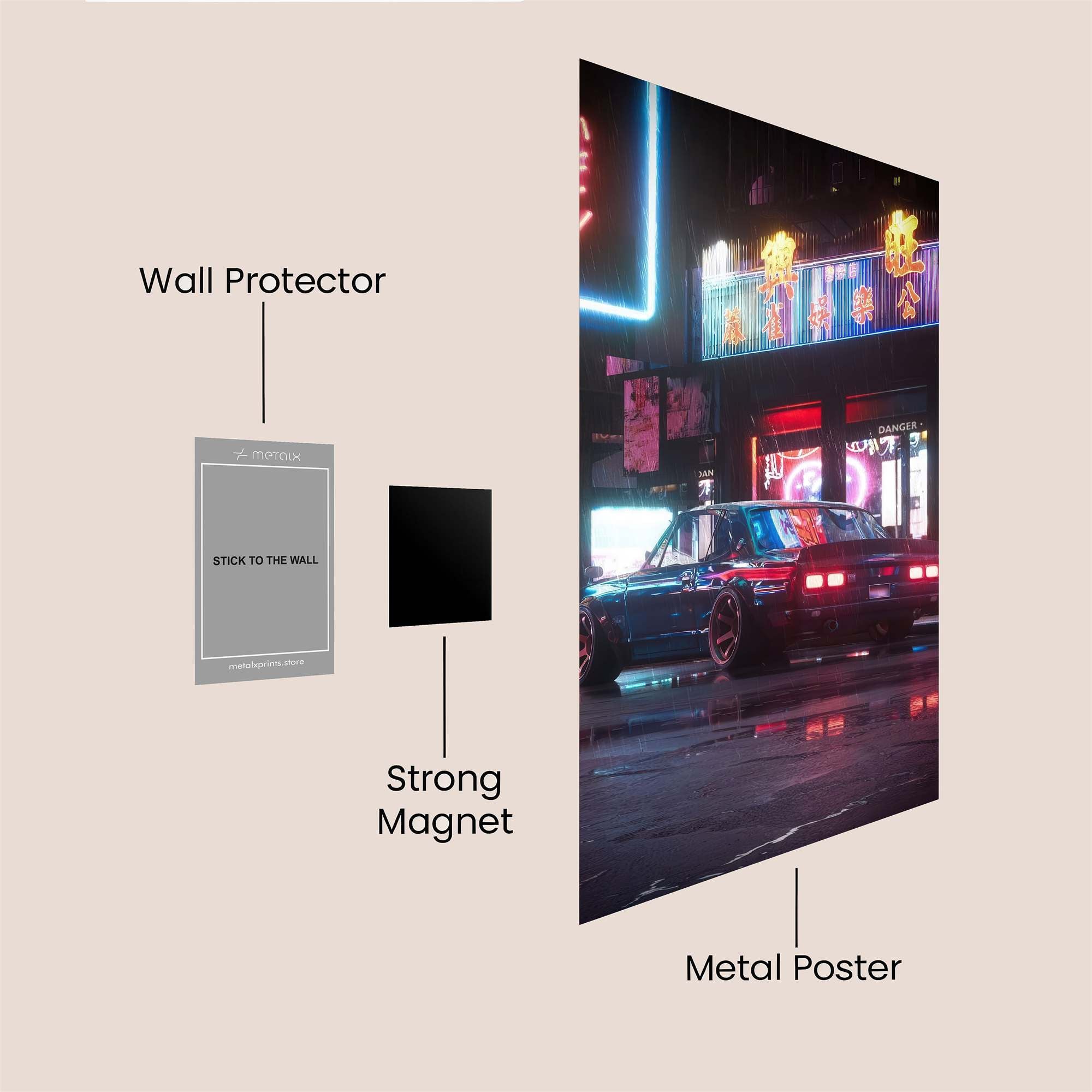 Neon Reverie Safe Wall Magnetic / M