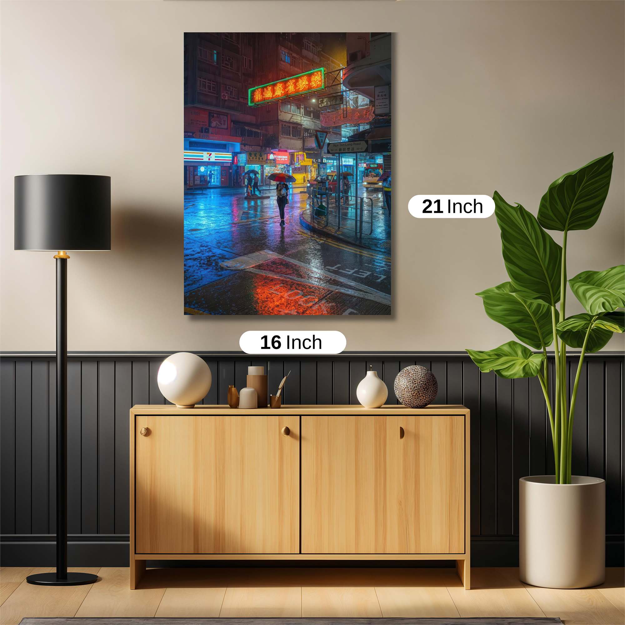 Neon Serenity Safe Wall Magnetic / M