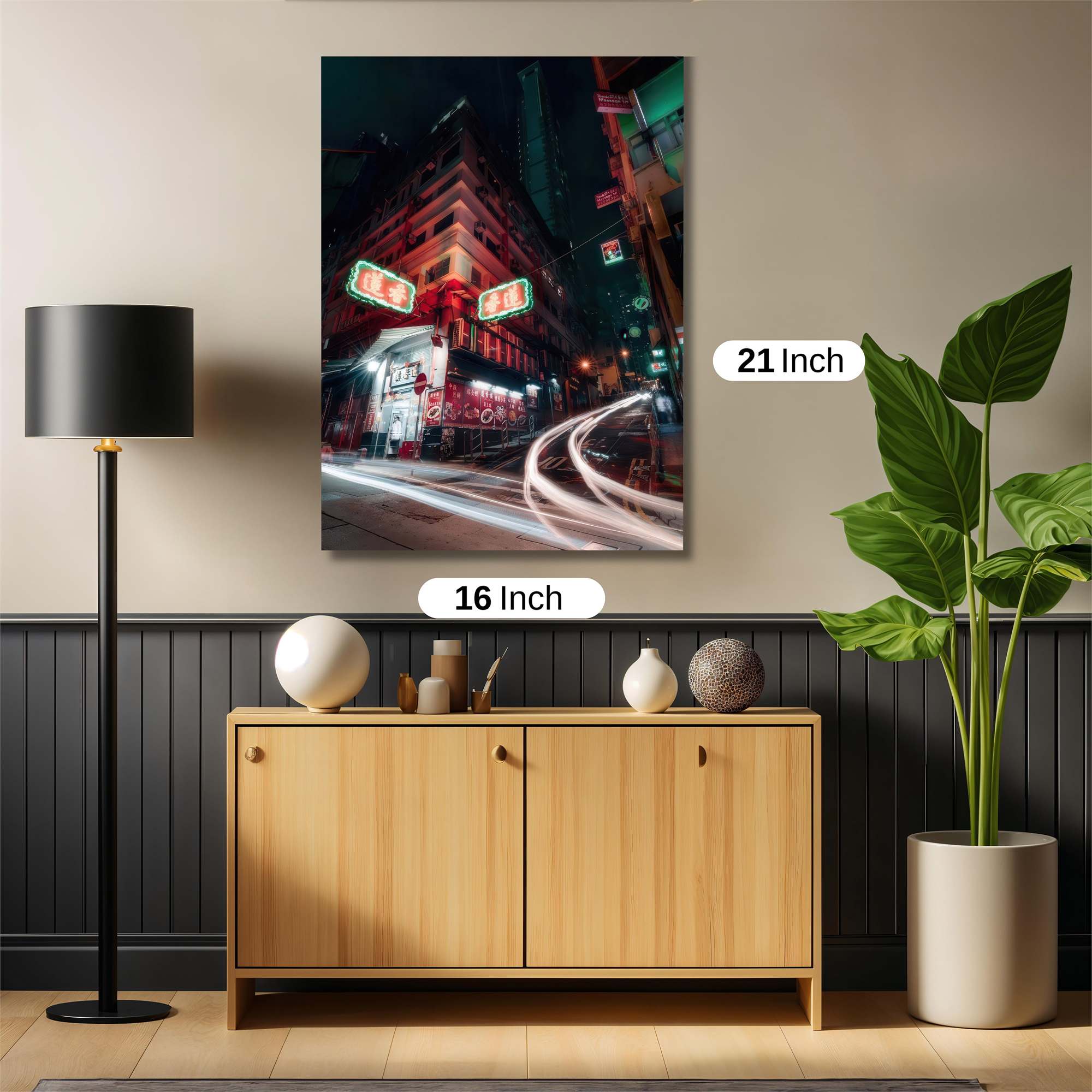 Neon Whirl Safe Wall Magnetic / M