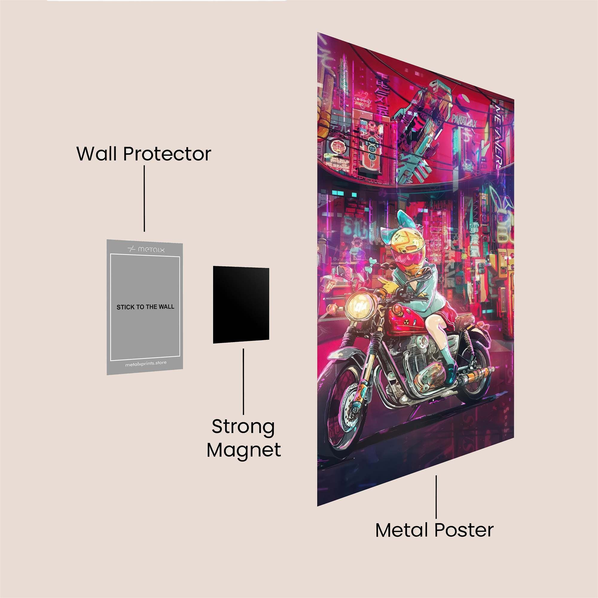 Neon Odyssey Safe Wall Magnetic / M