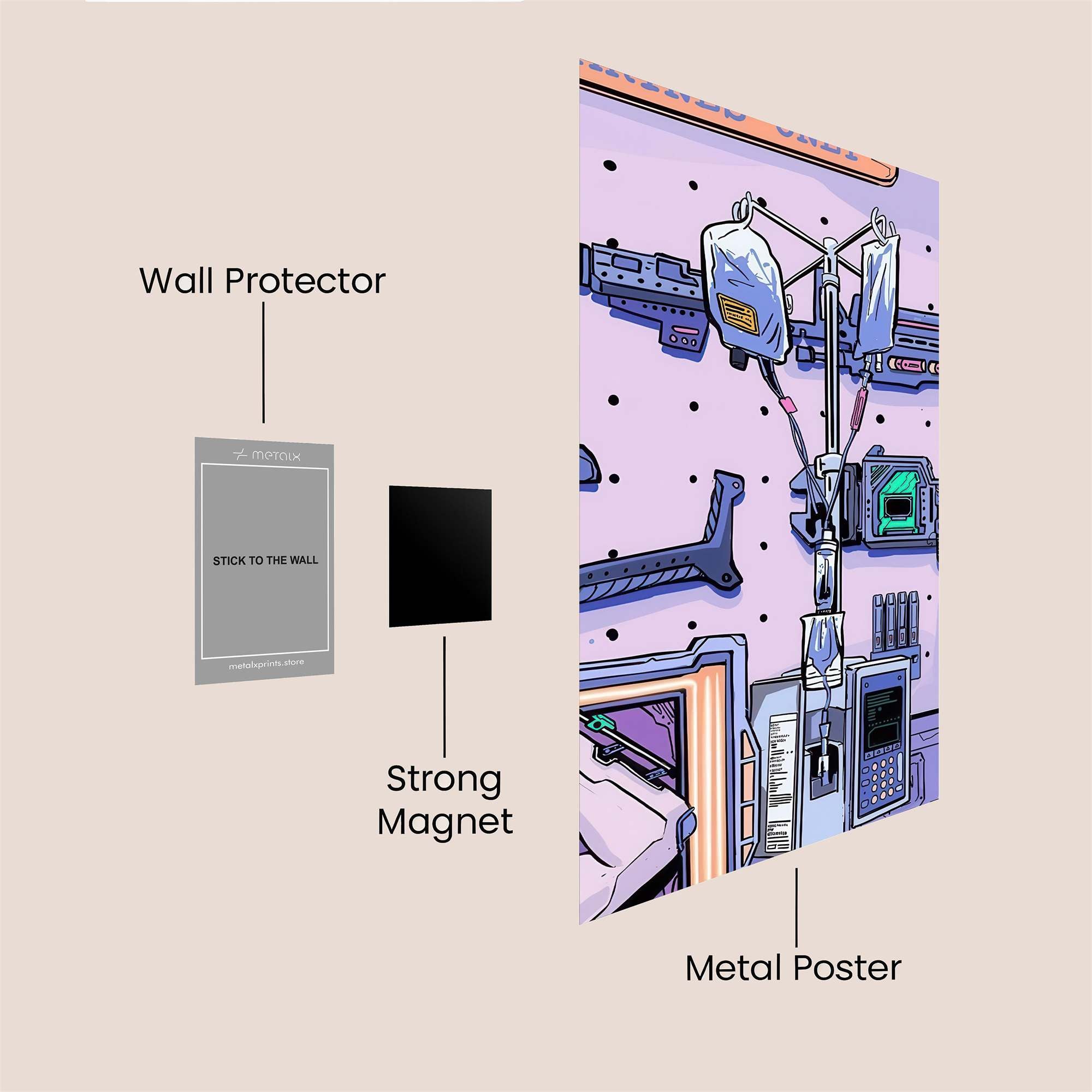 Armory Whimsy Safe Wall Magnetic / M