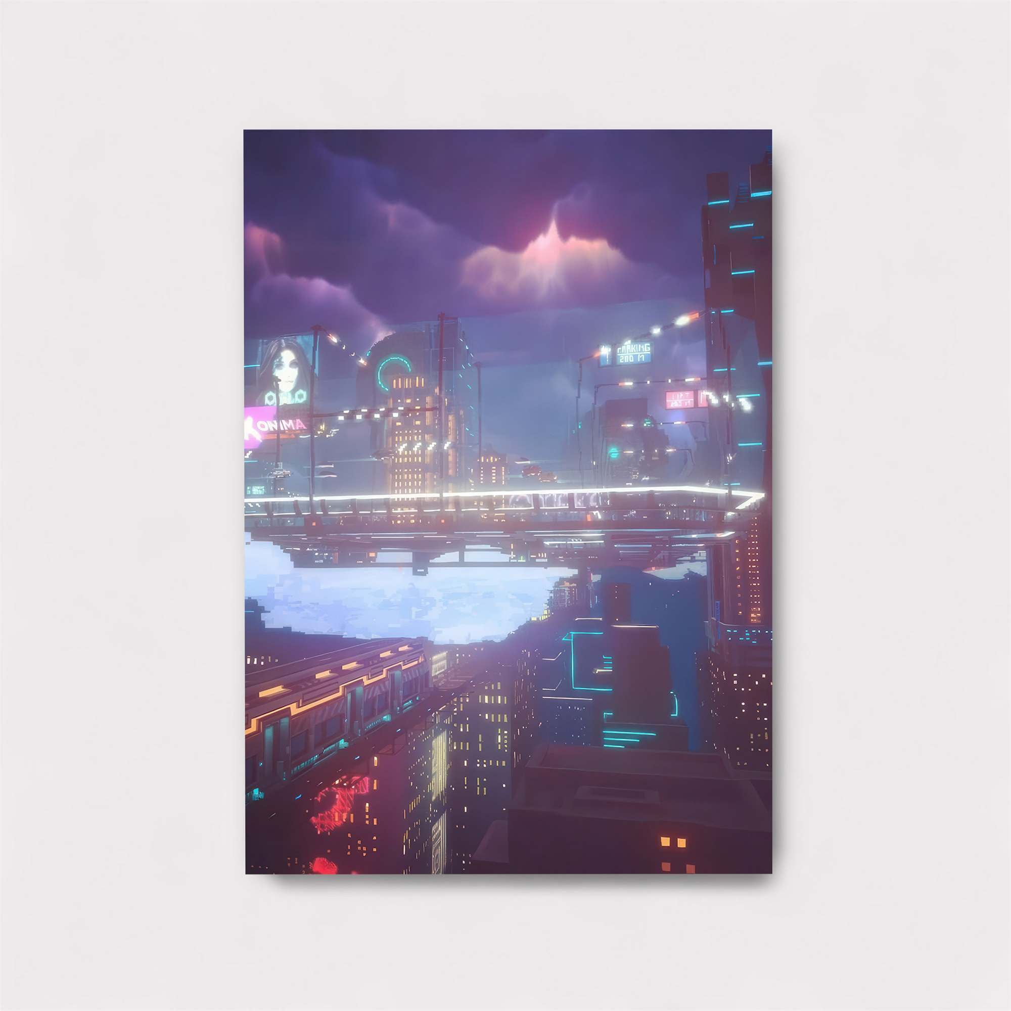 Neon Dreamscape Safe Wall Magnetic / M