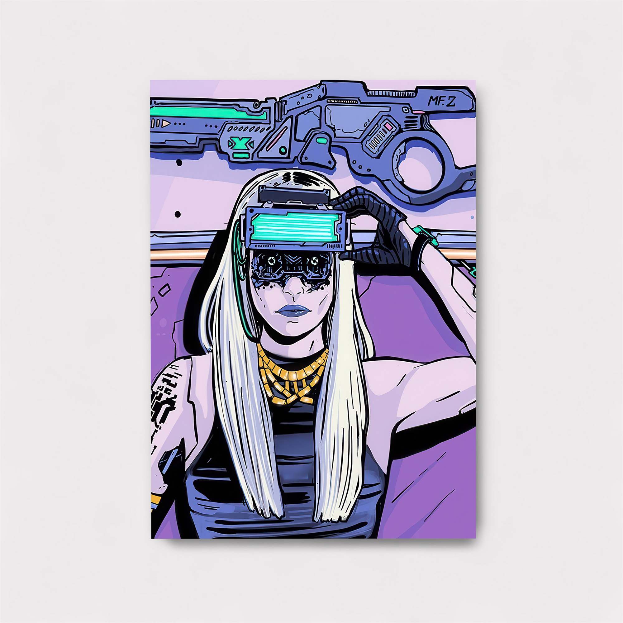 Cyberspace Mystique Safe Wall Magnetic / M