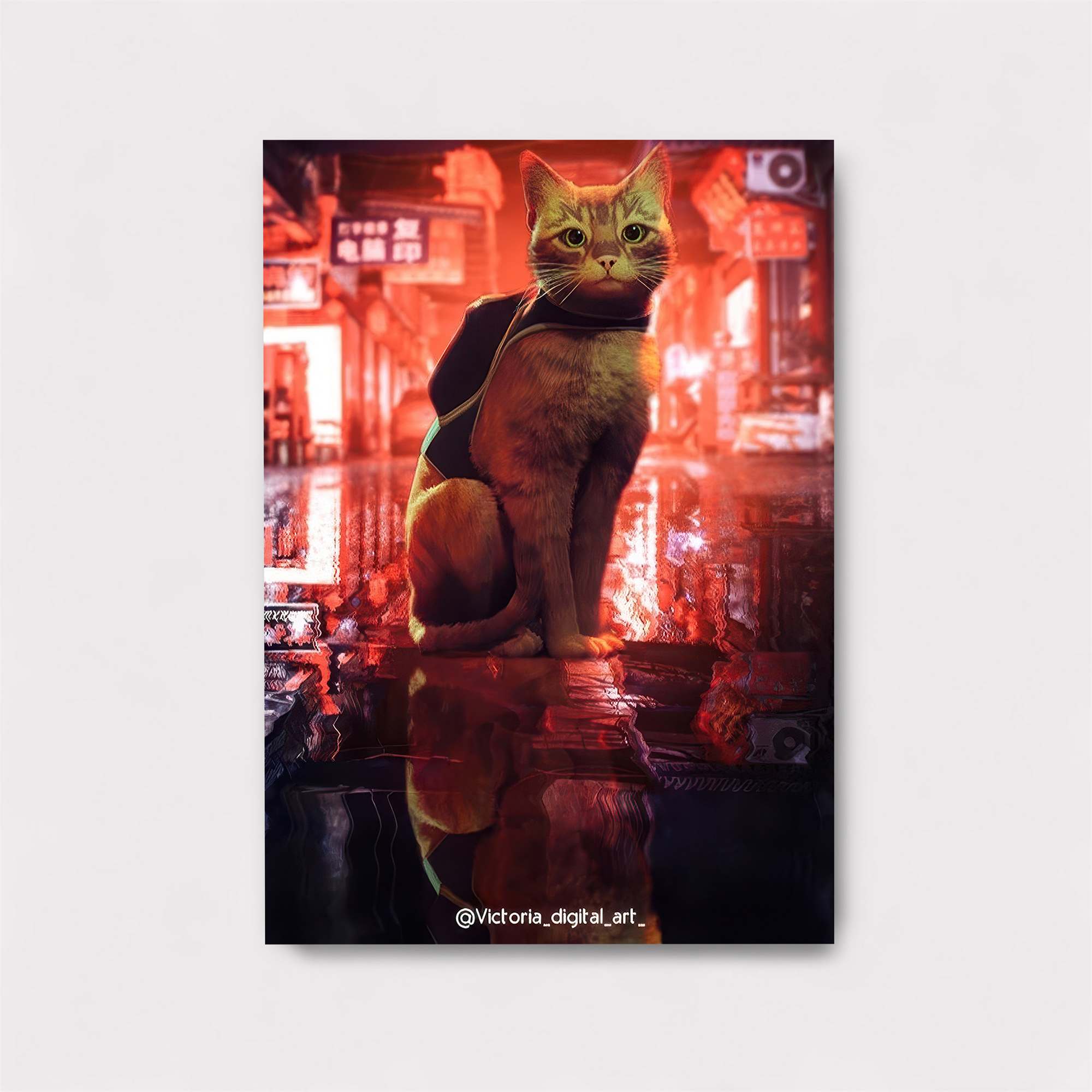 Cyber Cat Safe Wall Magnetic / M