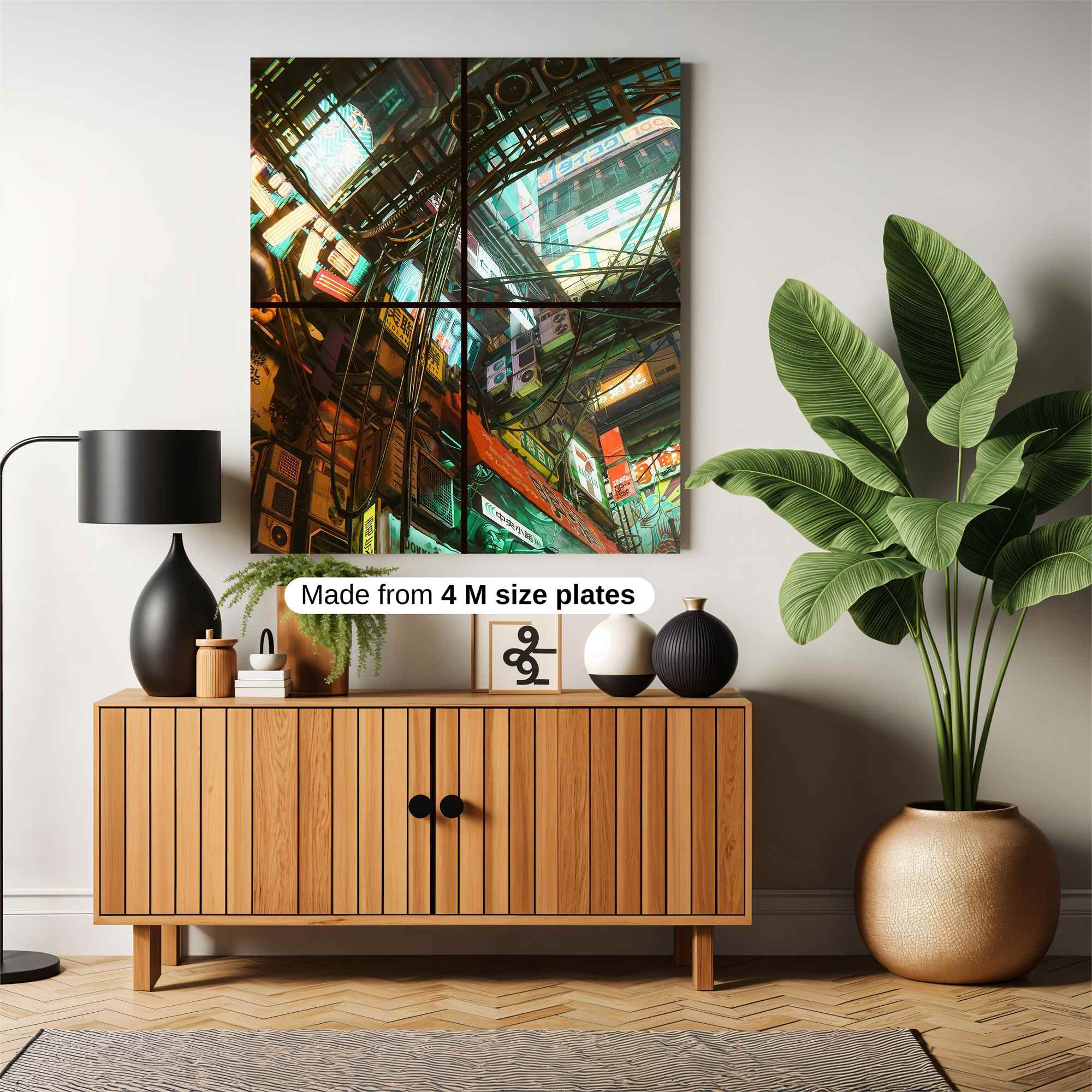 Neon Labyrinth Safe Wall Magnetic / M