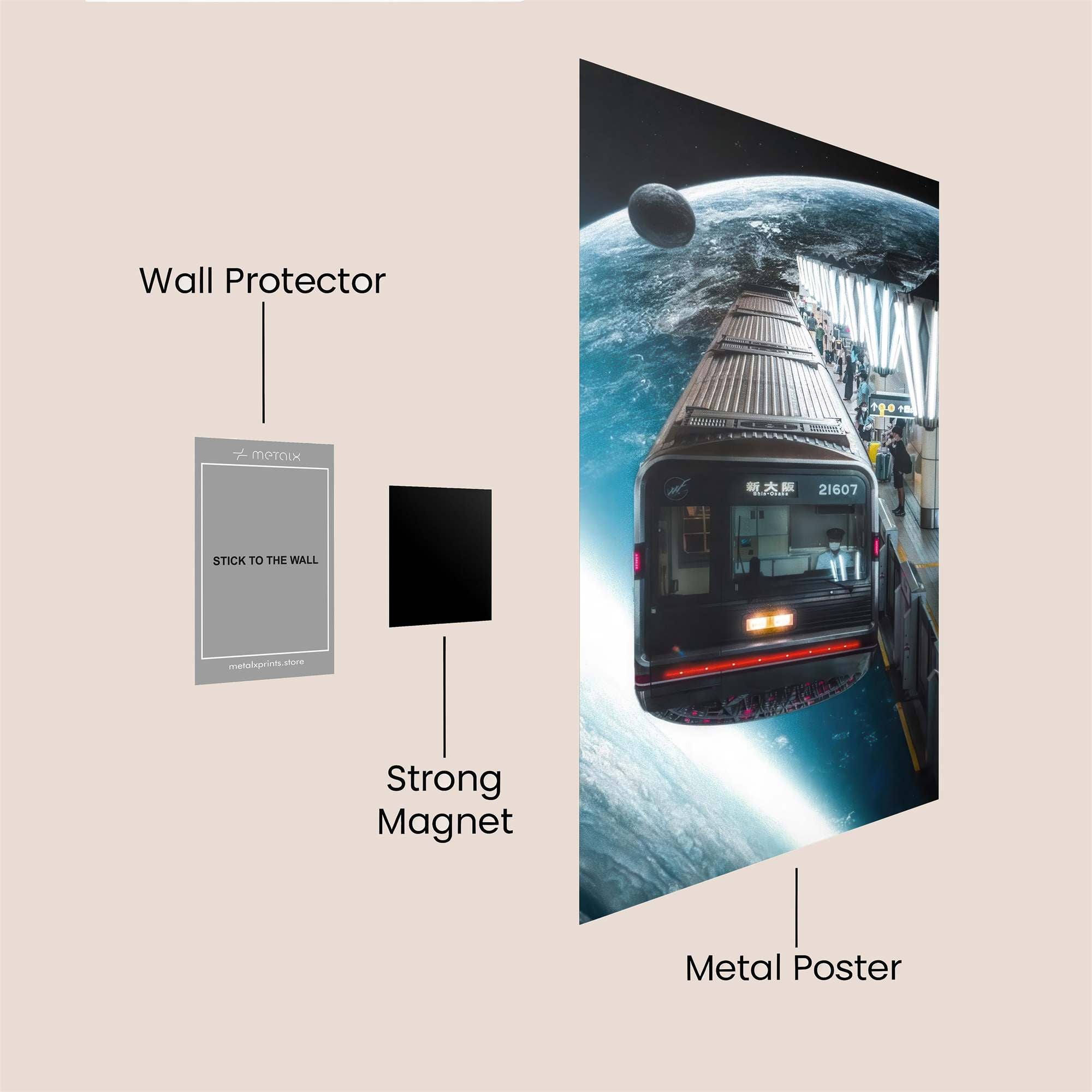 Galactic Commute Safe Wall Magnetic / M