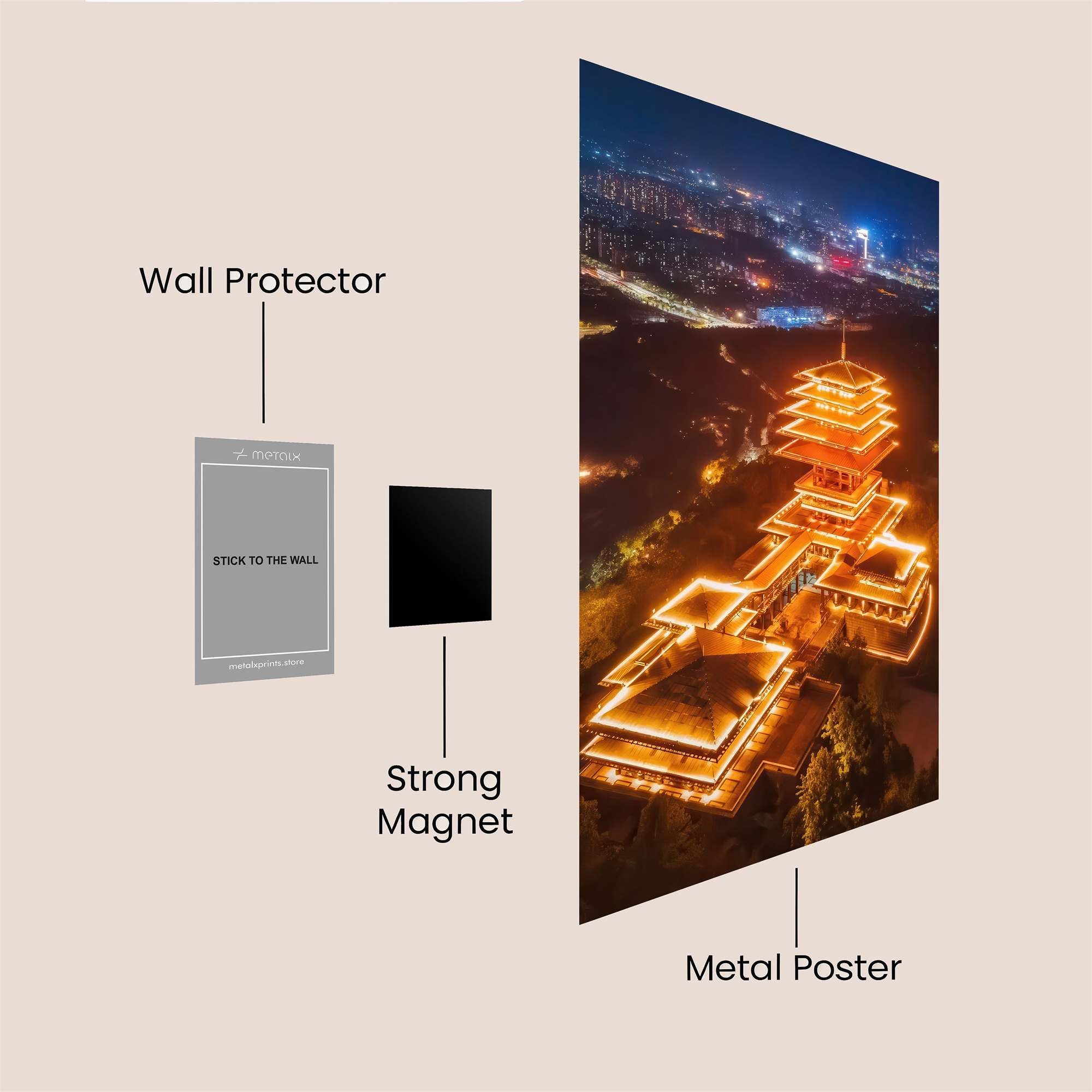 Witches Whimsy Safe Wall Magnetic / M