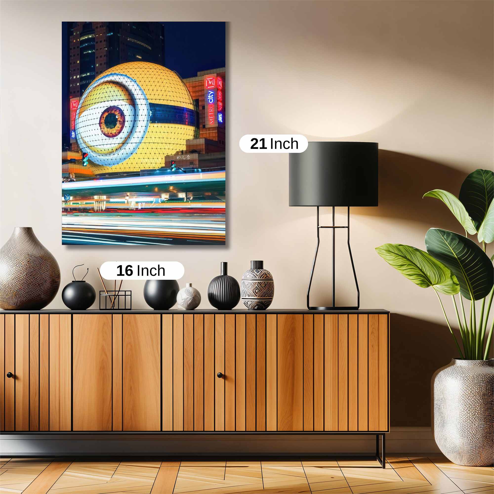 Minion Glow Safe Wall Magnetic / M