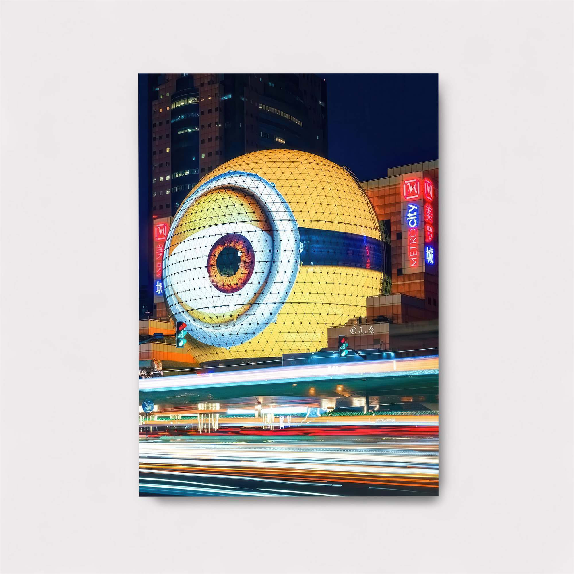 Minion Glow Safe Wall Magnetic / M