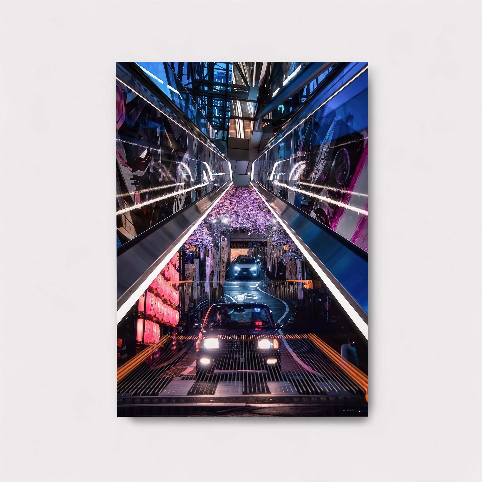 Neon Drive Safe Wall Magnetic / M