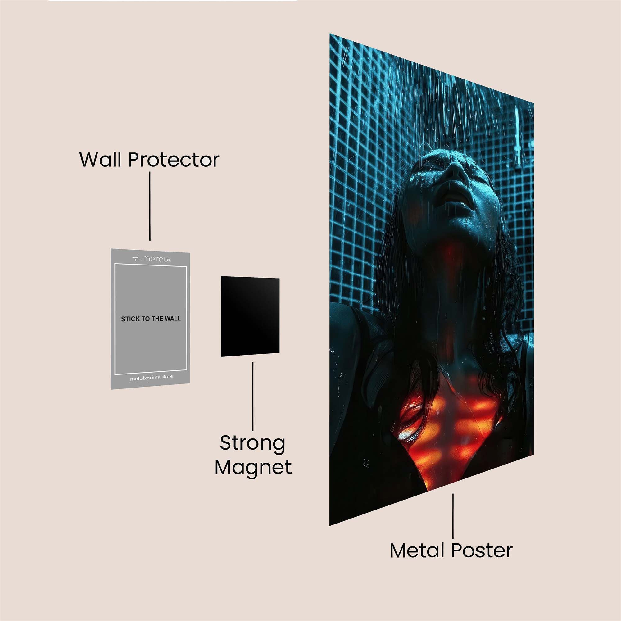 Luminous Awakening Safe Wall Magnetic / M