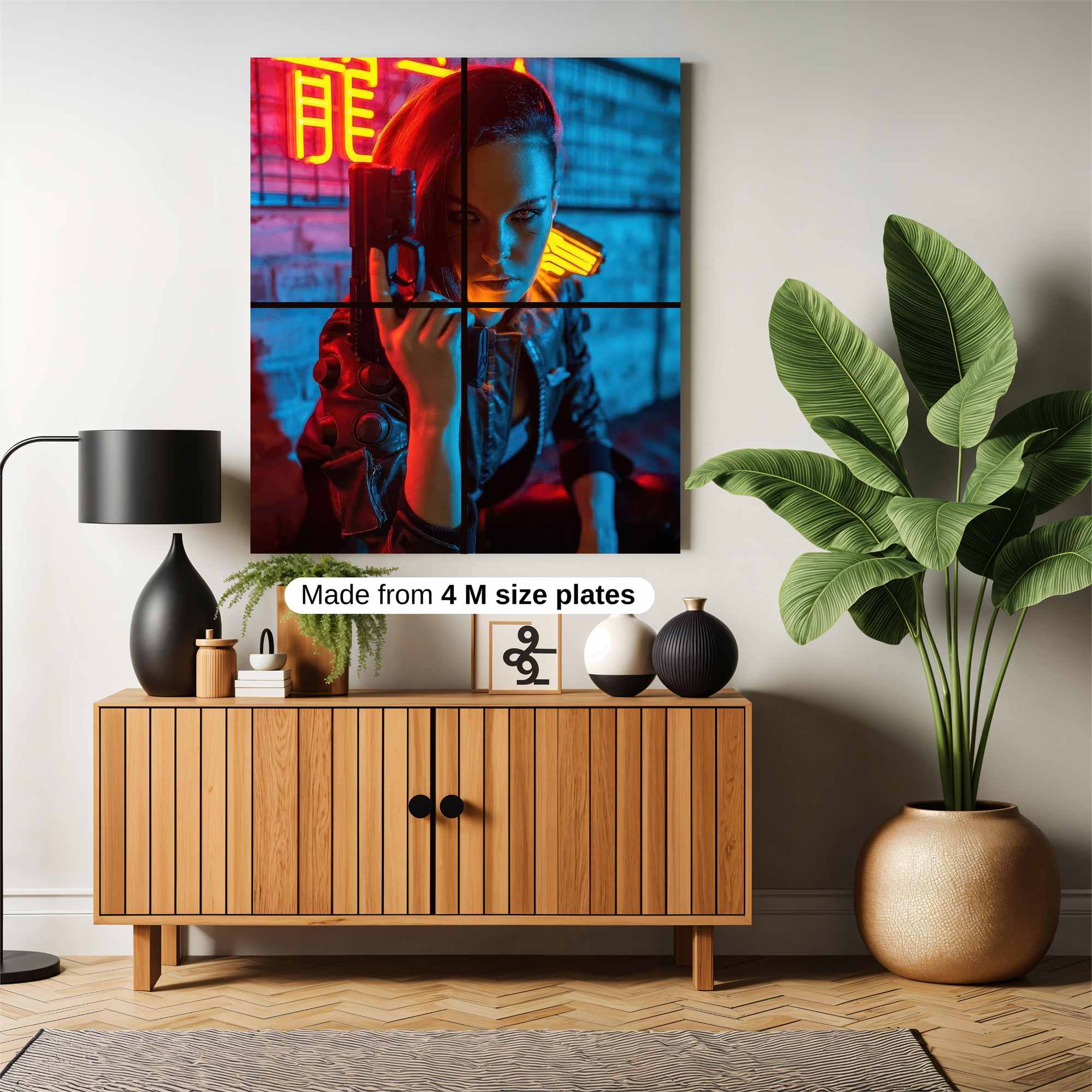 Neon Vigilante Safe Wall Magnetic / M