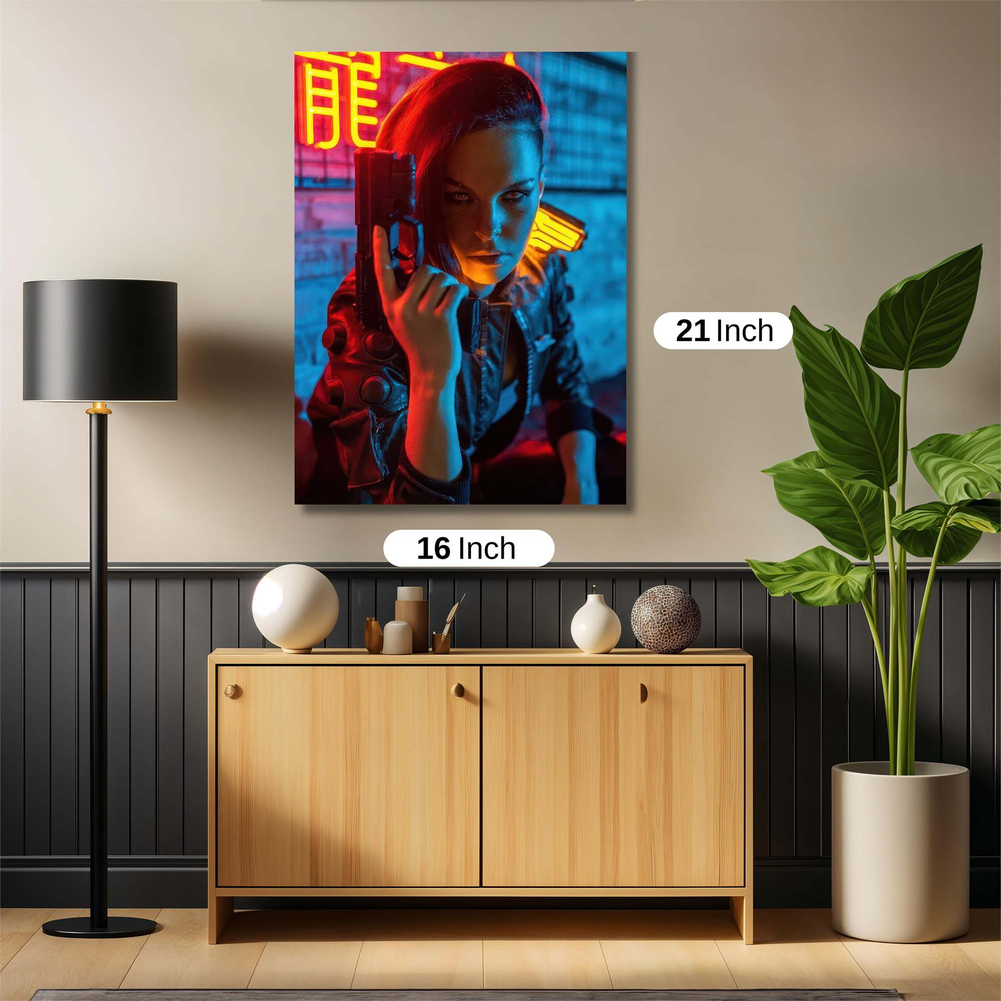 Neon Vigilante Safe Wall Magnetic / M