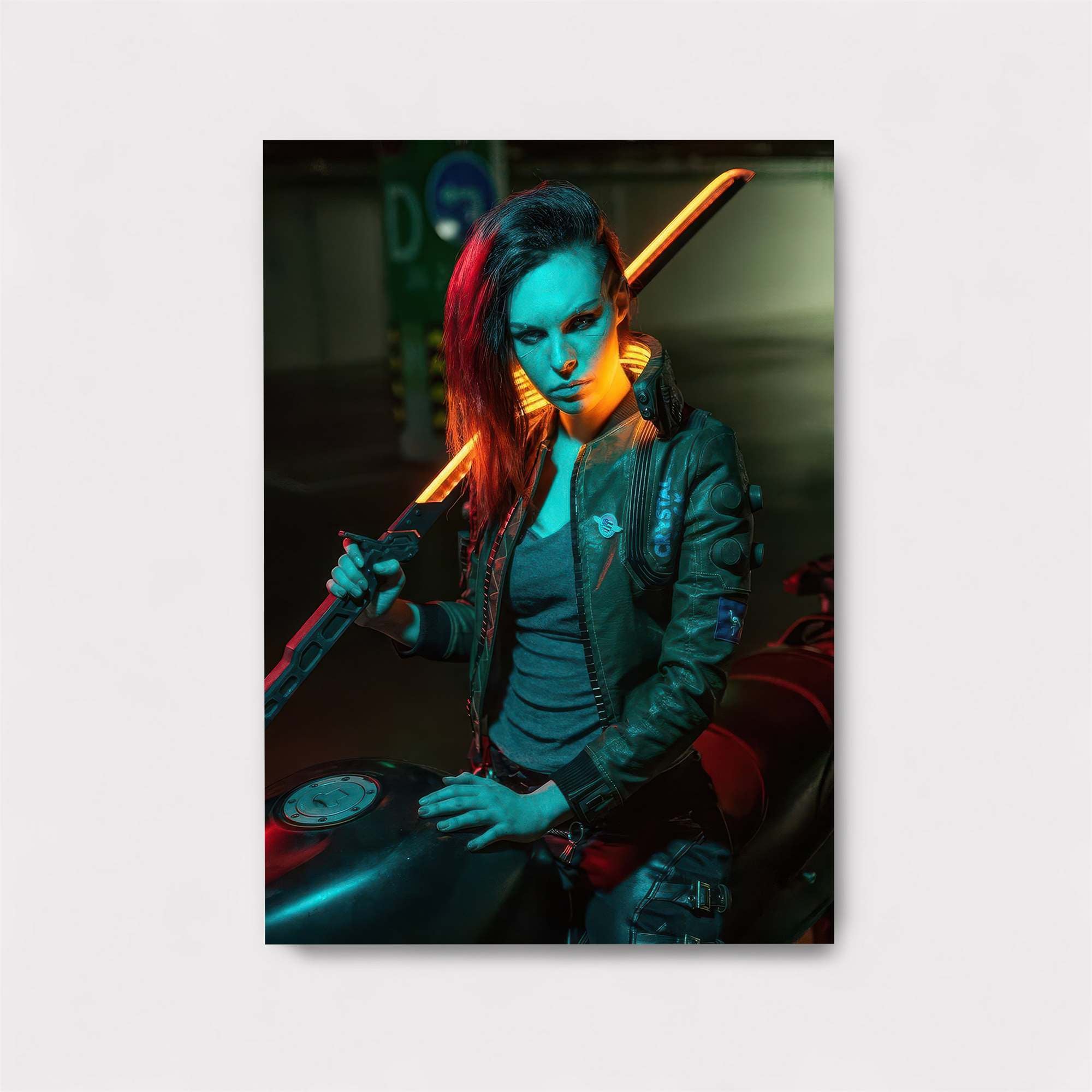 Neon Warrior Safe Wall Magnetic / M