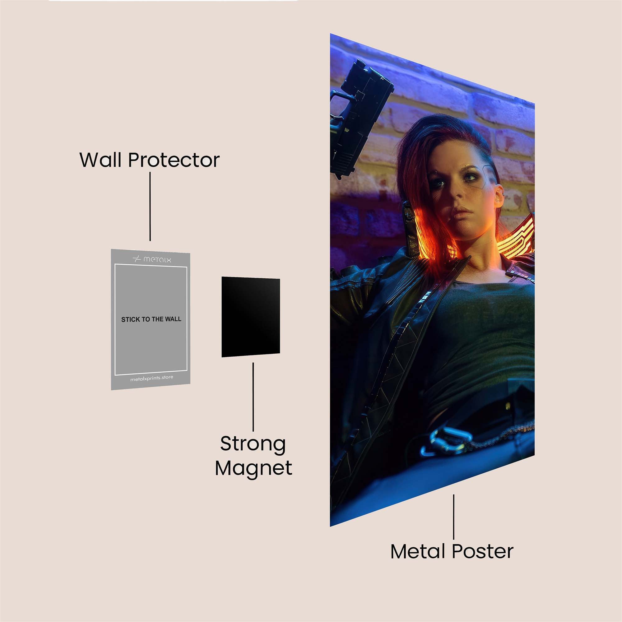 Witch Whimsy Safe Wall Magnetic / M