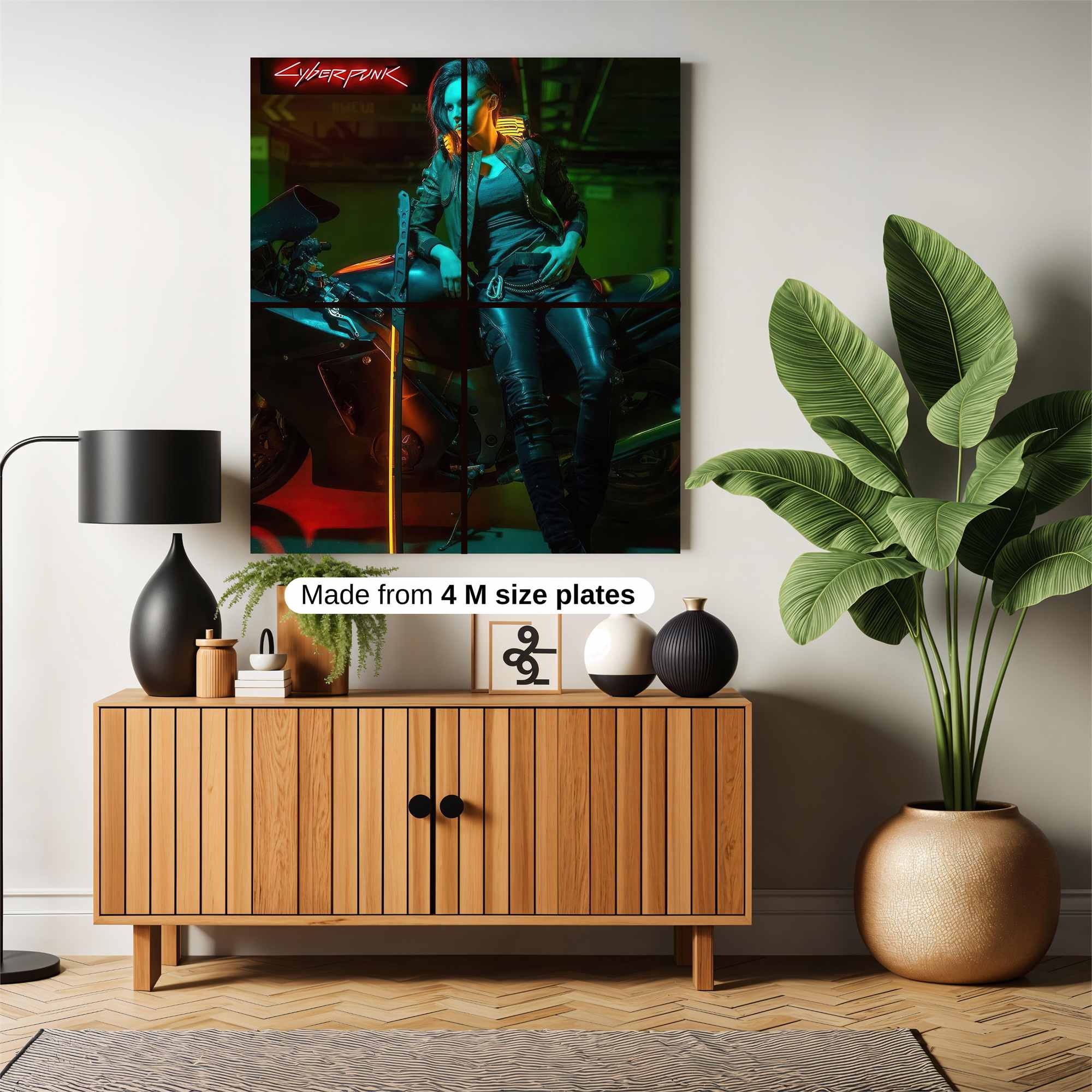 Cyberpunk Vibe Safe Wall Magnetic / M