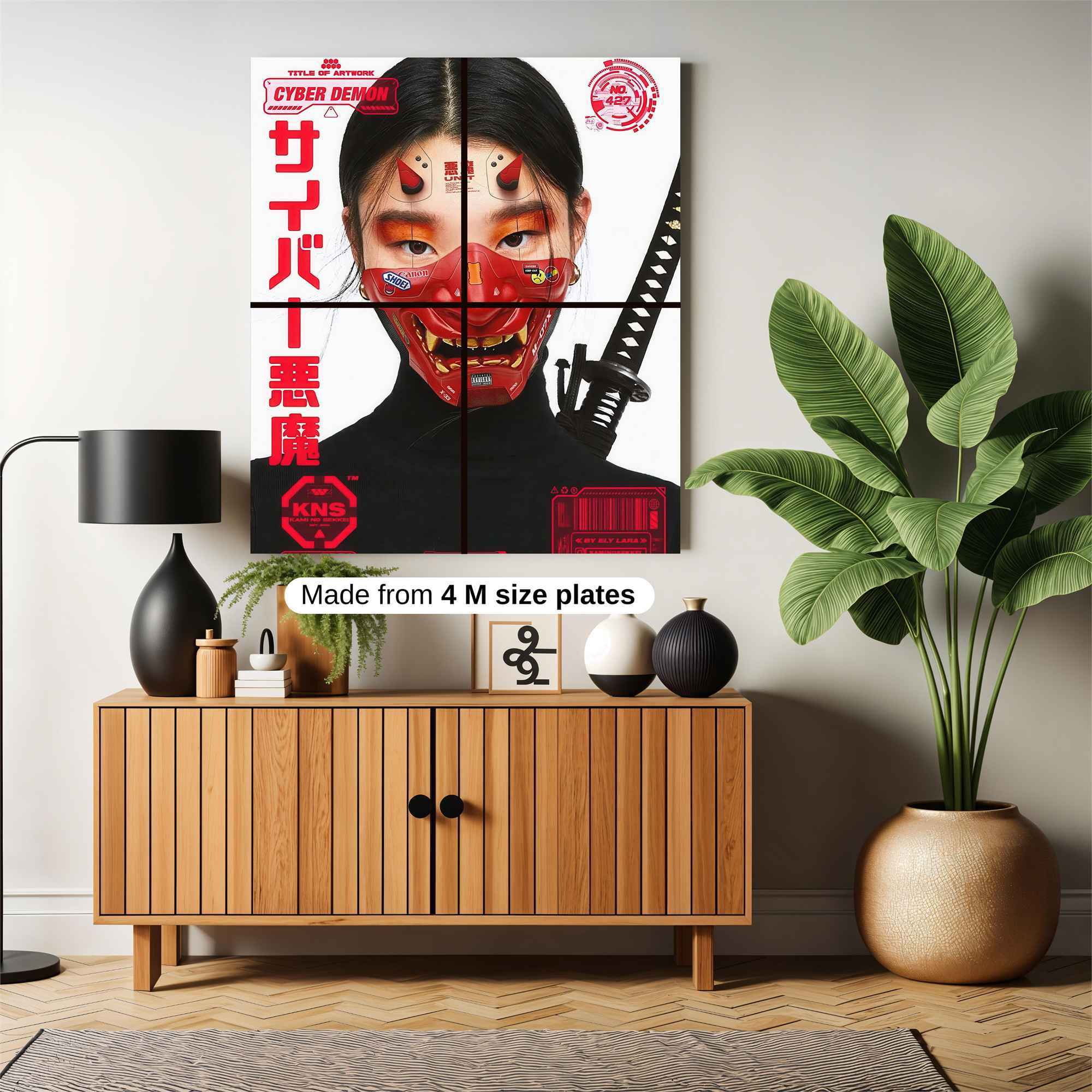 Cyber Demon Safe Wall Magnetic / M