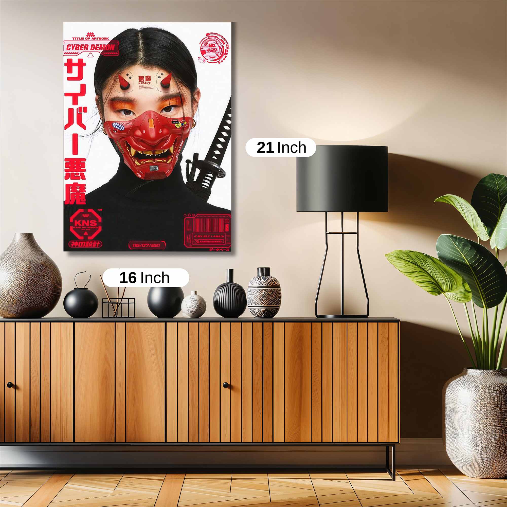 Cyber Demon Safe Wall Magnetic / M