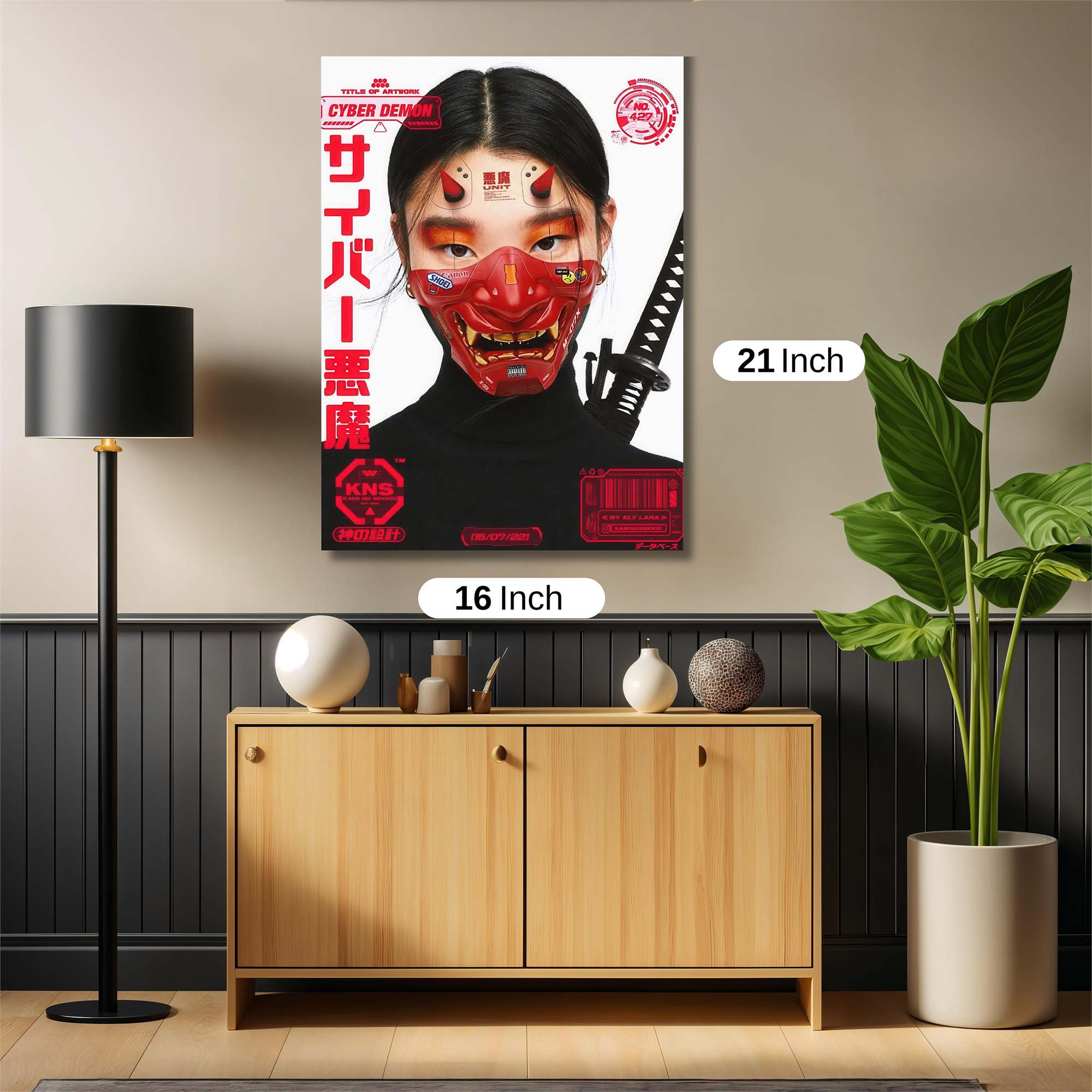 Cyber Demon Safe Wall Magnetic / M