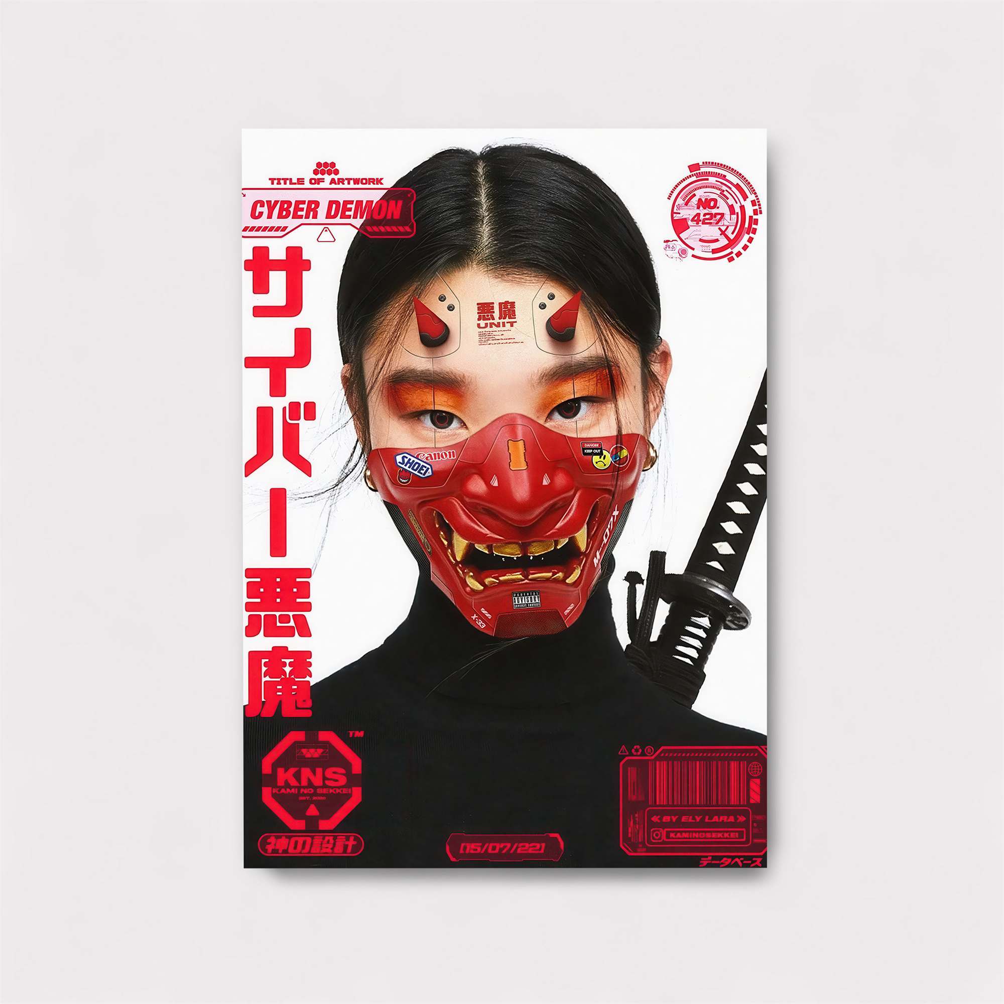 Cyber Demon Safe Wall Magnetic / M