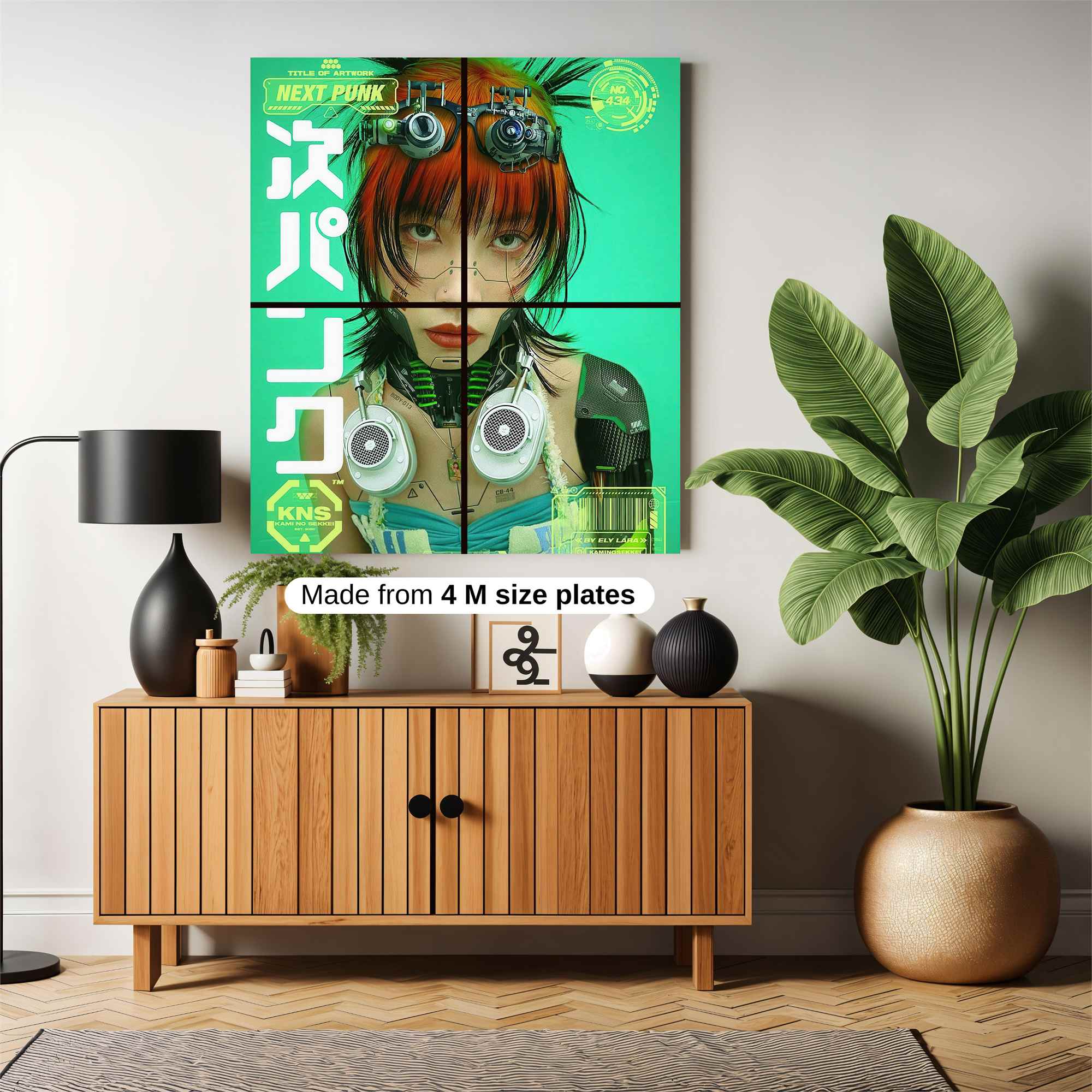 Cyberpunk Vibe Safe Wall Magnetic / M