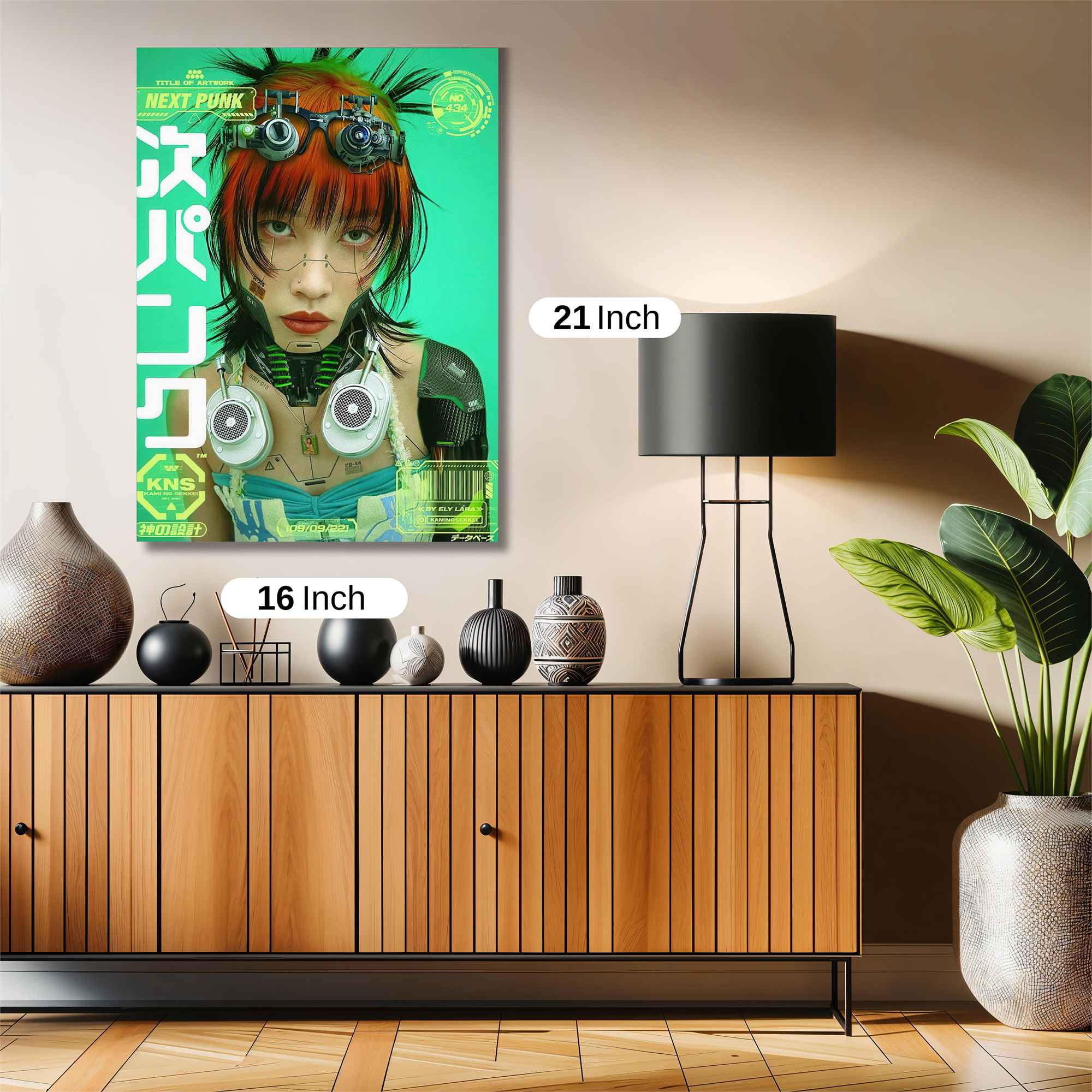 Cyberpunk Vibe Safe Wall Magnetic / M