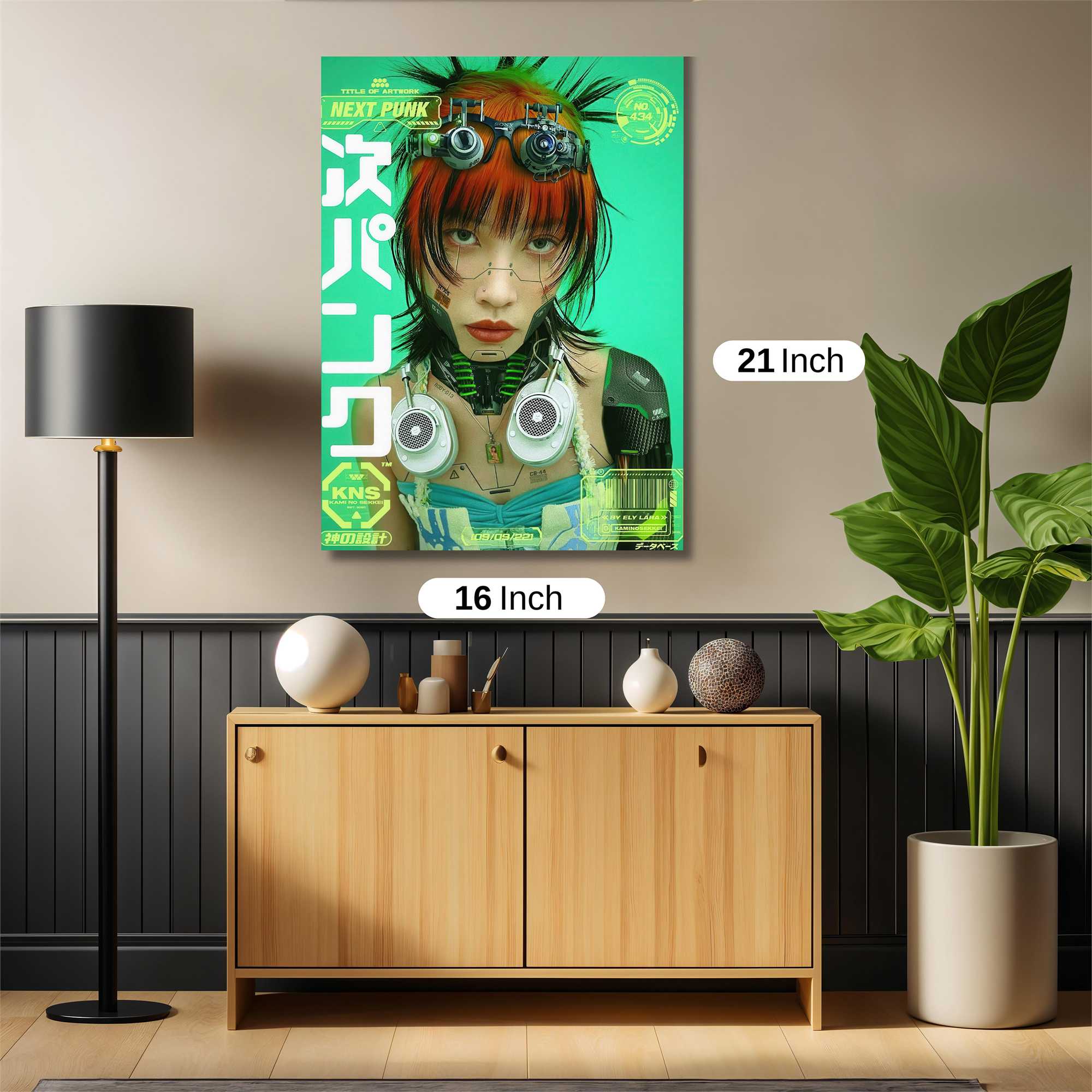 Cyberpunk Vibe Safe Wall Magnetic / M