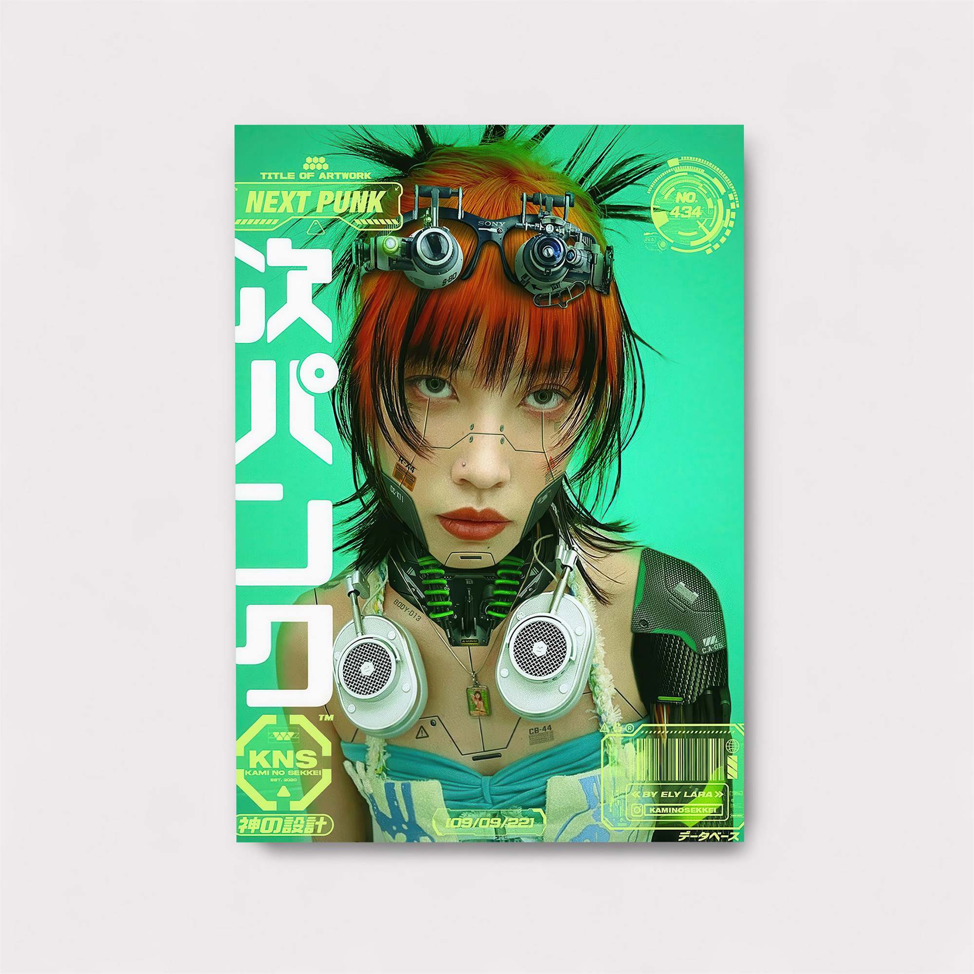 Cyberpunk Vibe Safe Wall Magnetic / M