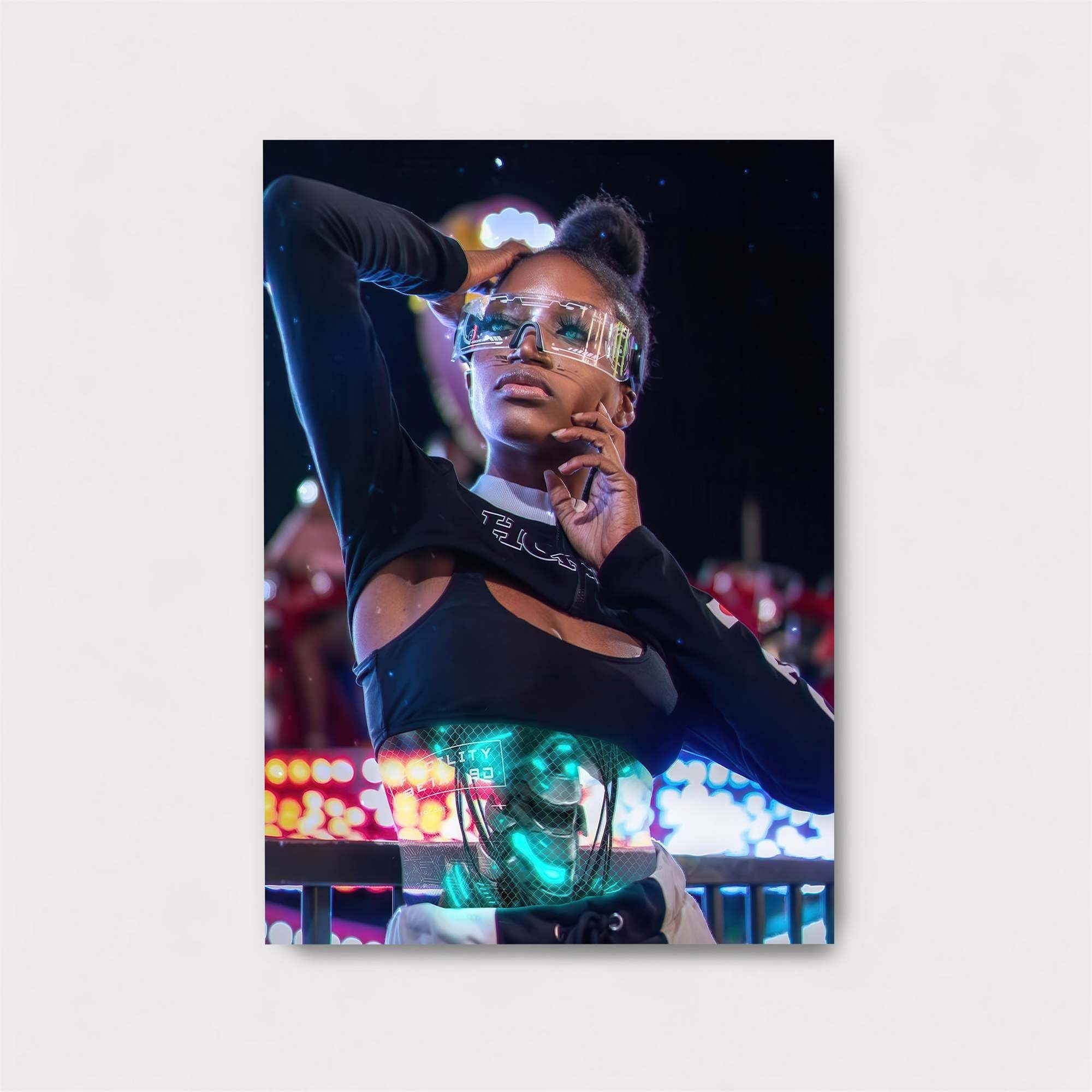 Futuristic Elegance Safe Wall Magnetic / M