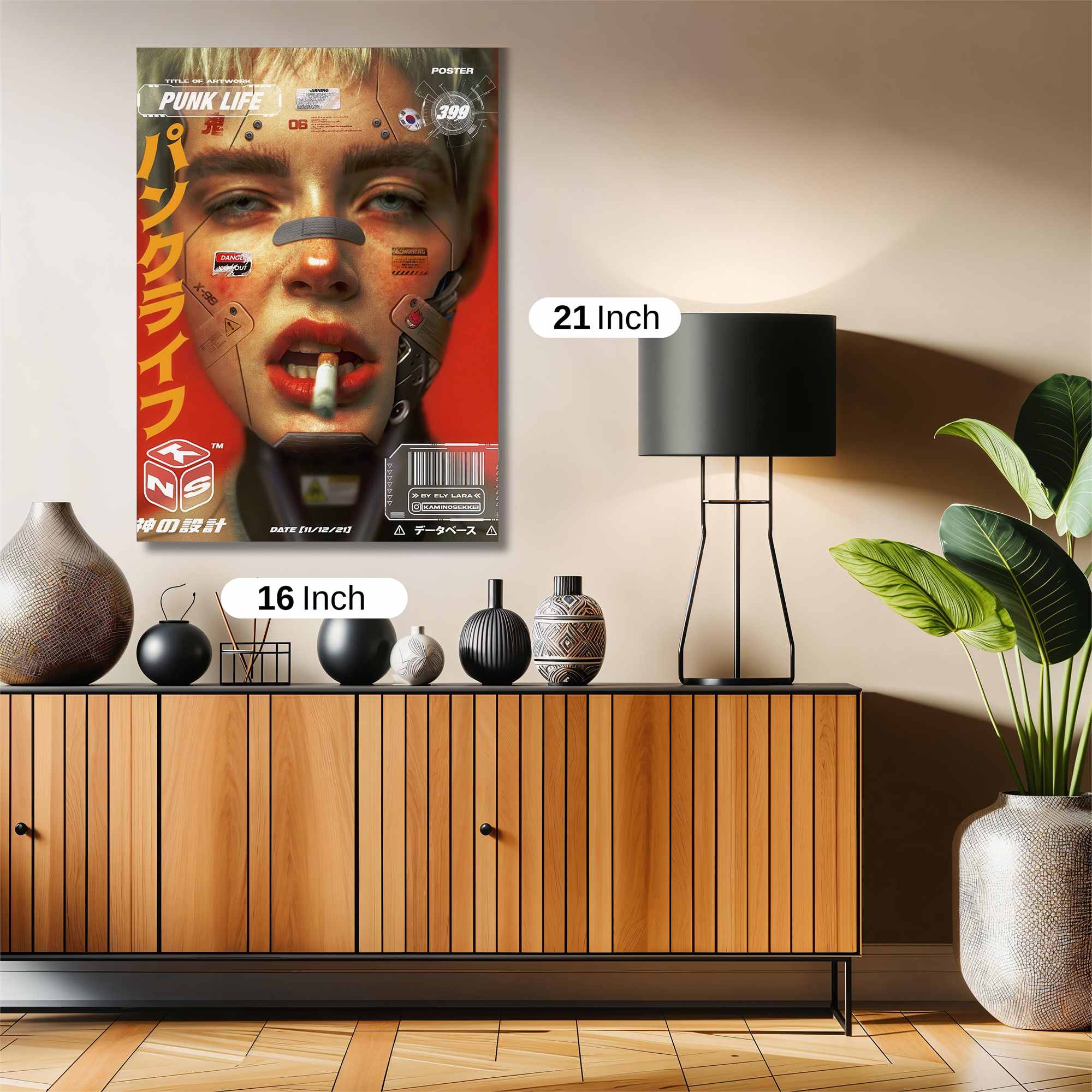 Cyber Rebellion Safe Wall Magnetic / M