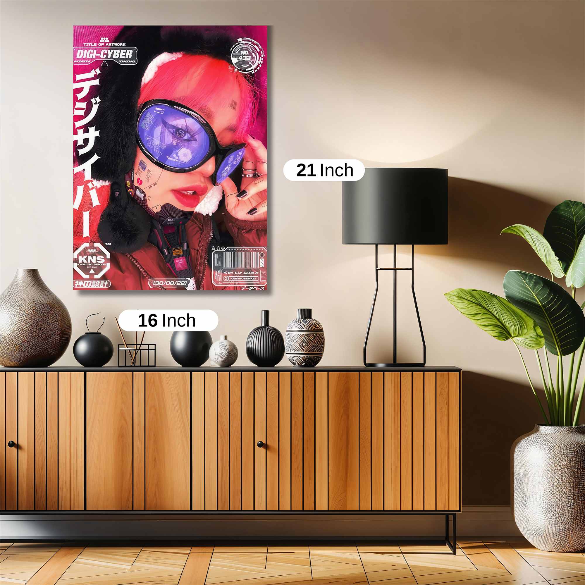 Digital Vibrance Safe Wall Magnetic / M