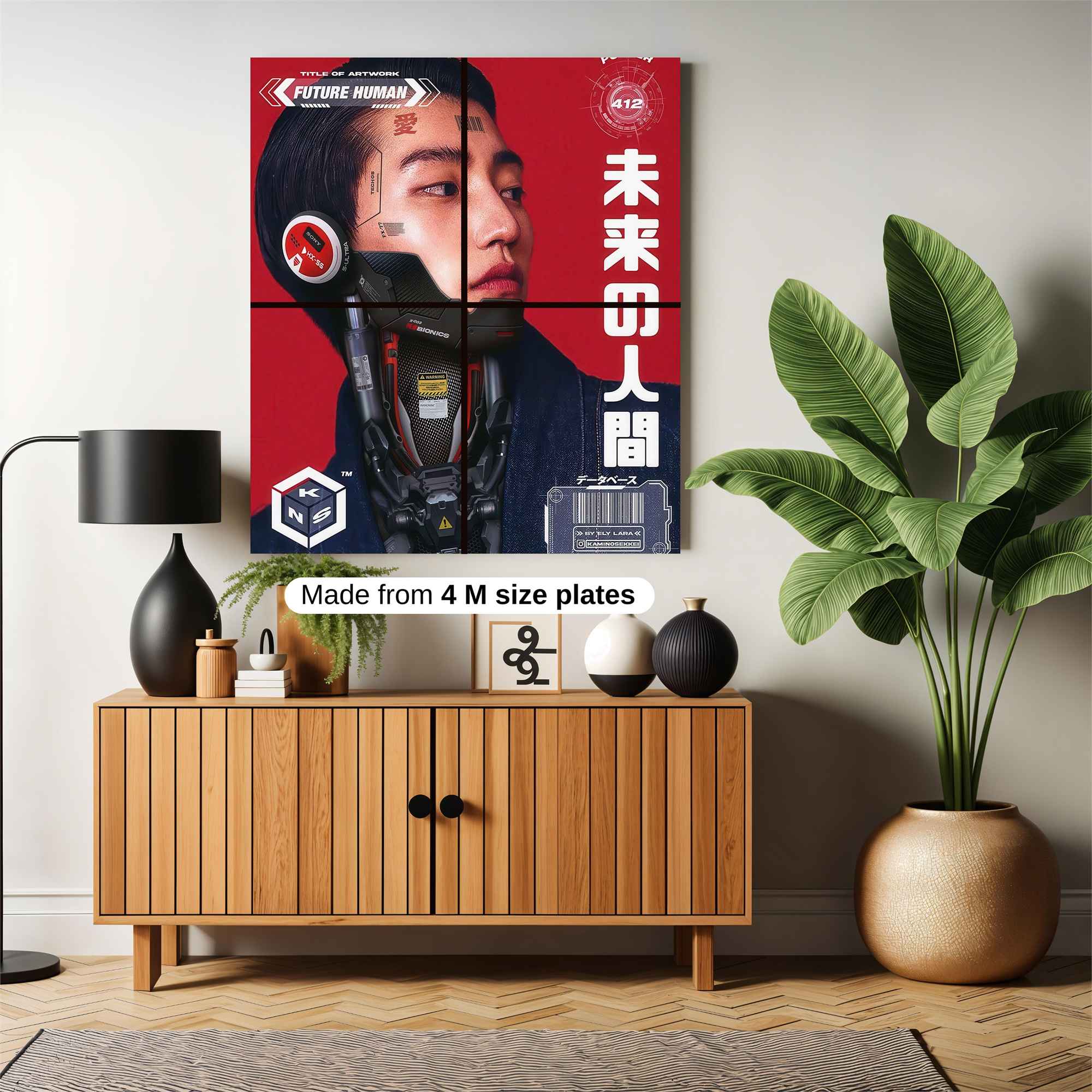 Cyber Elegance Safe Wall Magnetic / M