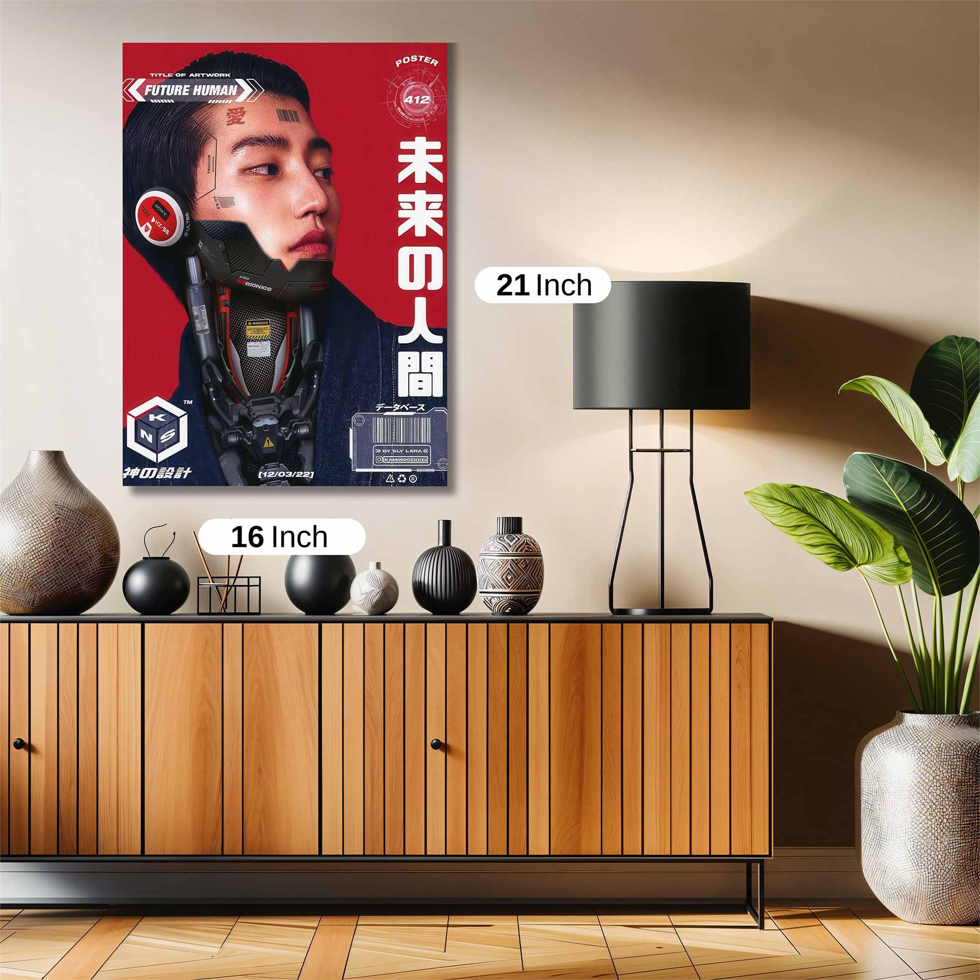 Cyber Elegance Safe Wall Magnetic / M