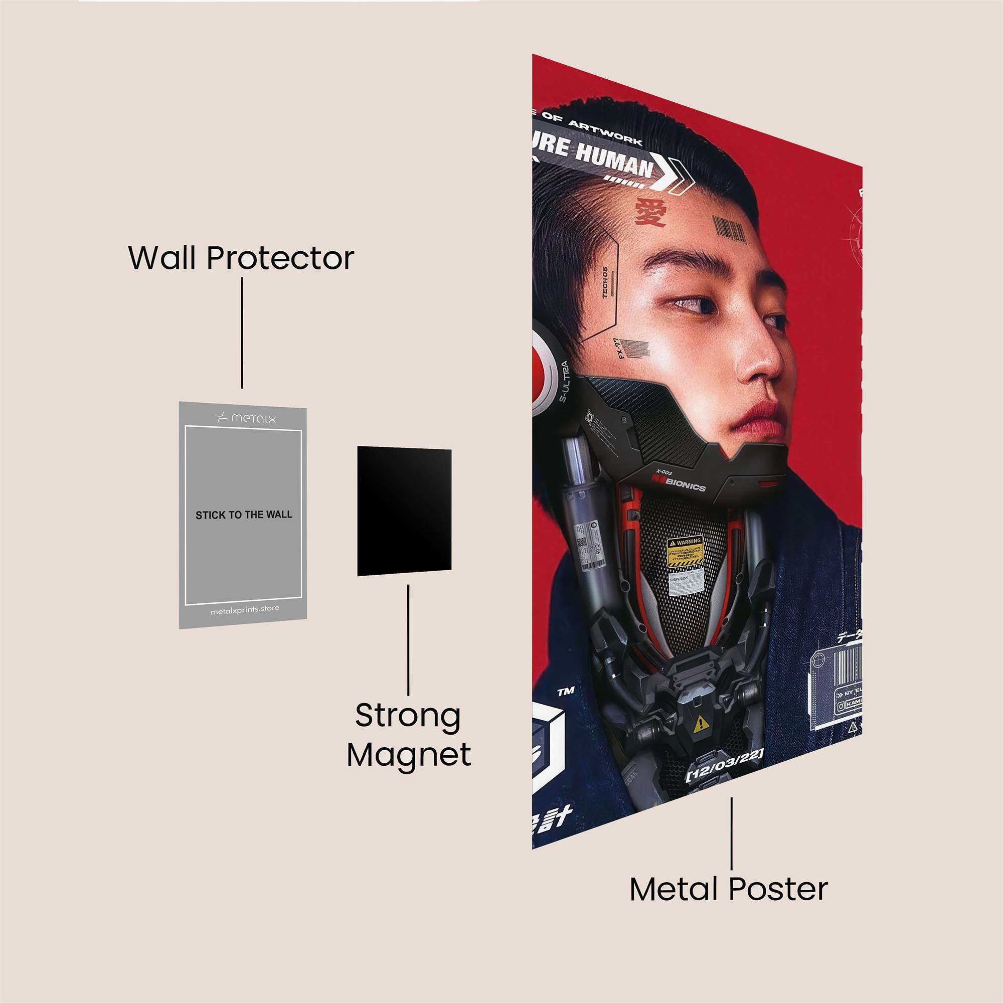 Cyber Elegance Safe Wall Magnetic / M