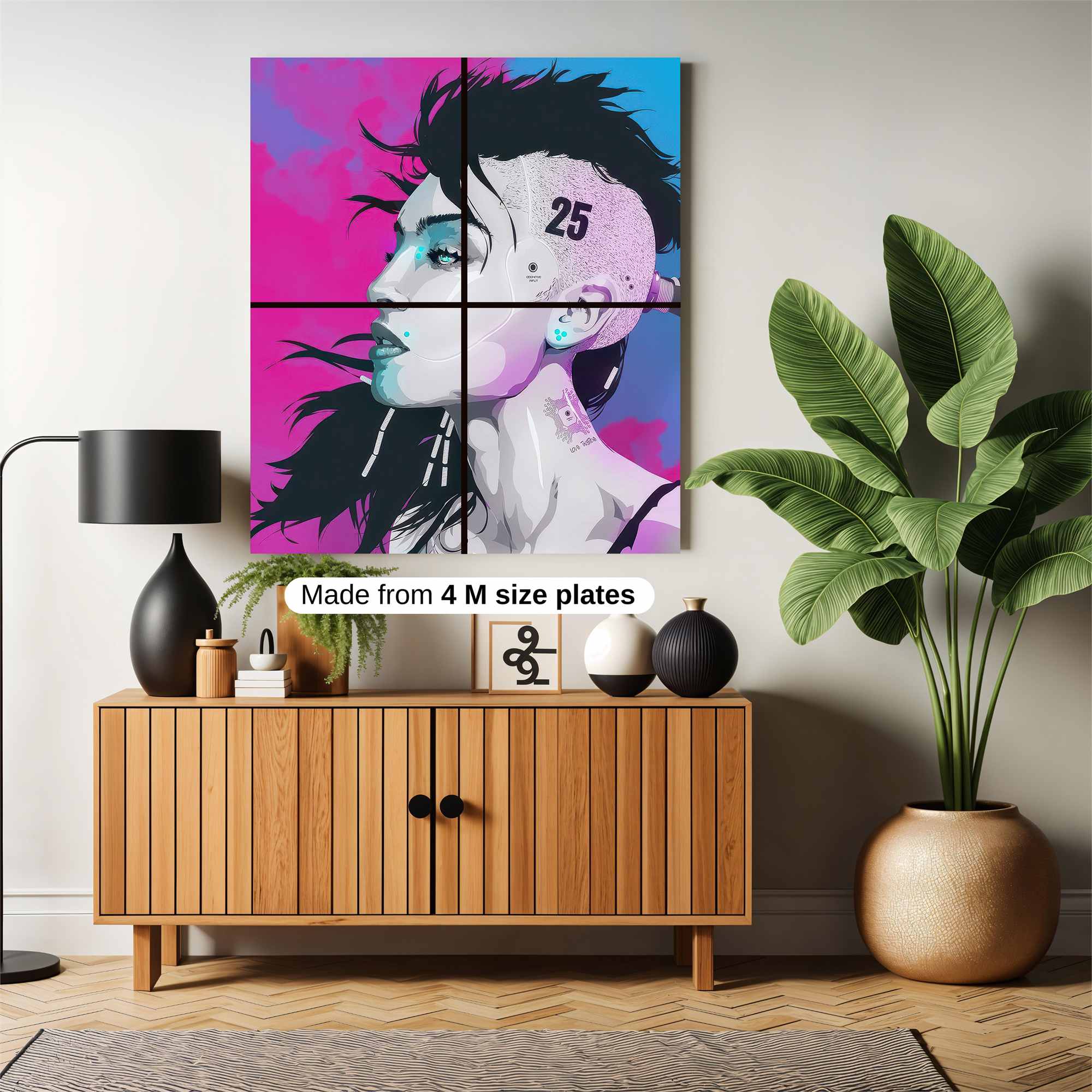 Cyber Rebel Safe Wall Magnetic / M