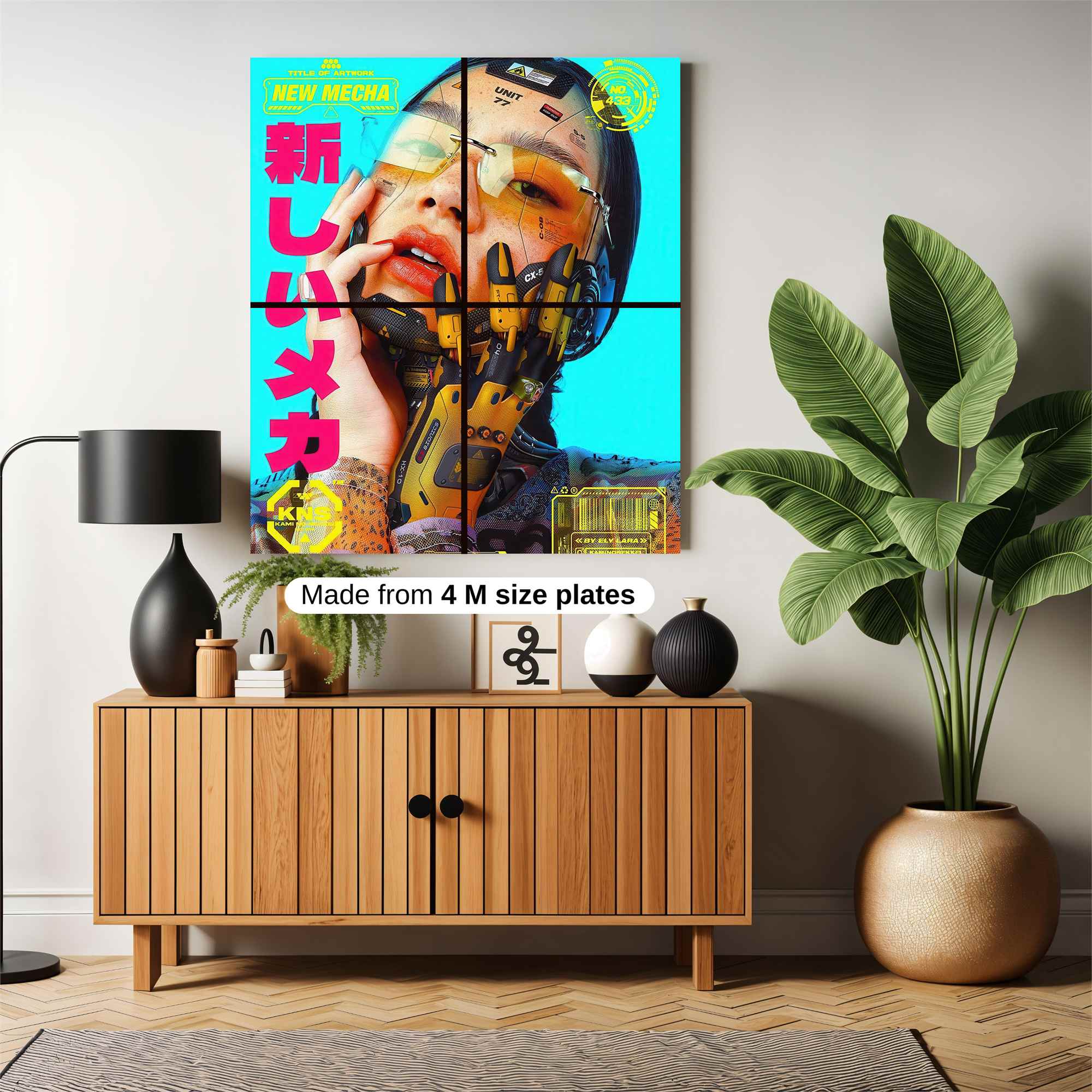 Neon Fusion Safe Wall Magnetic / M