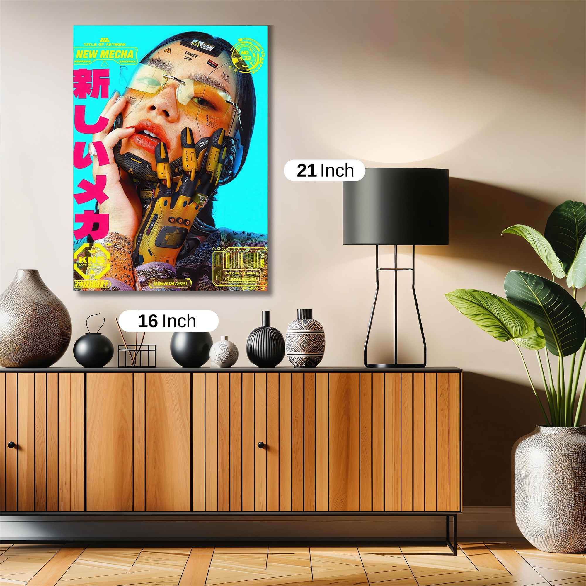 Neon Fusion Safe Wall Magnetic / M