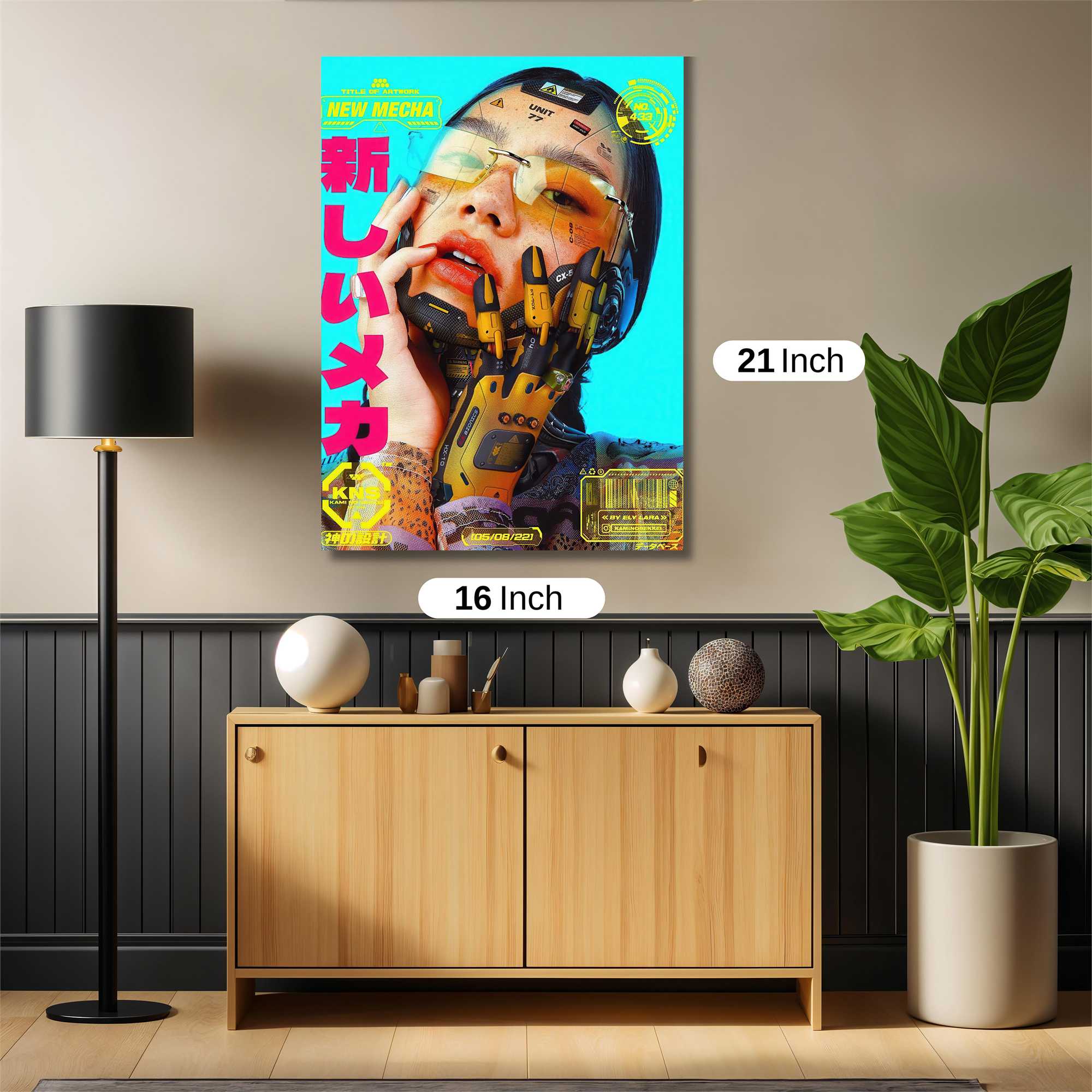 Neon Fusion Safe Wall Magnetic / M