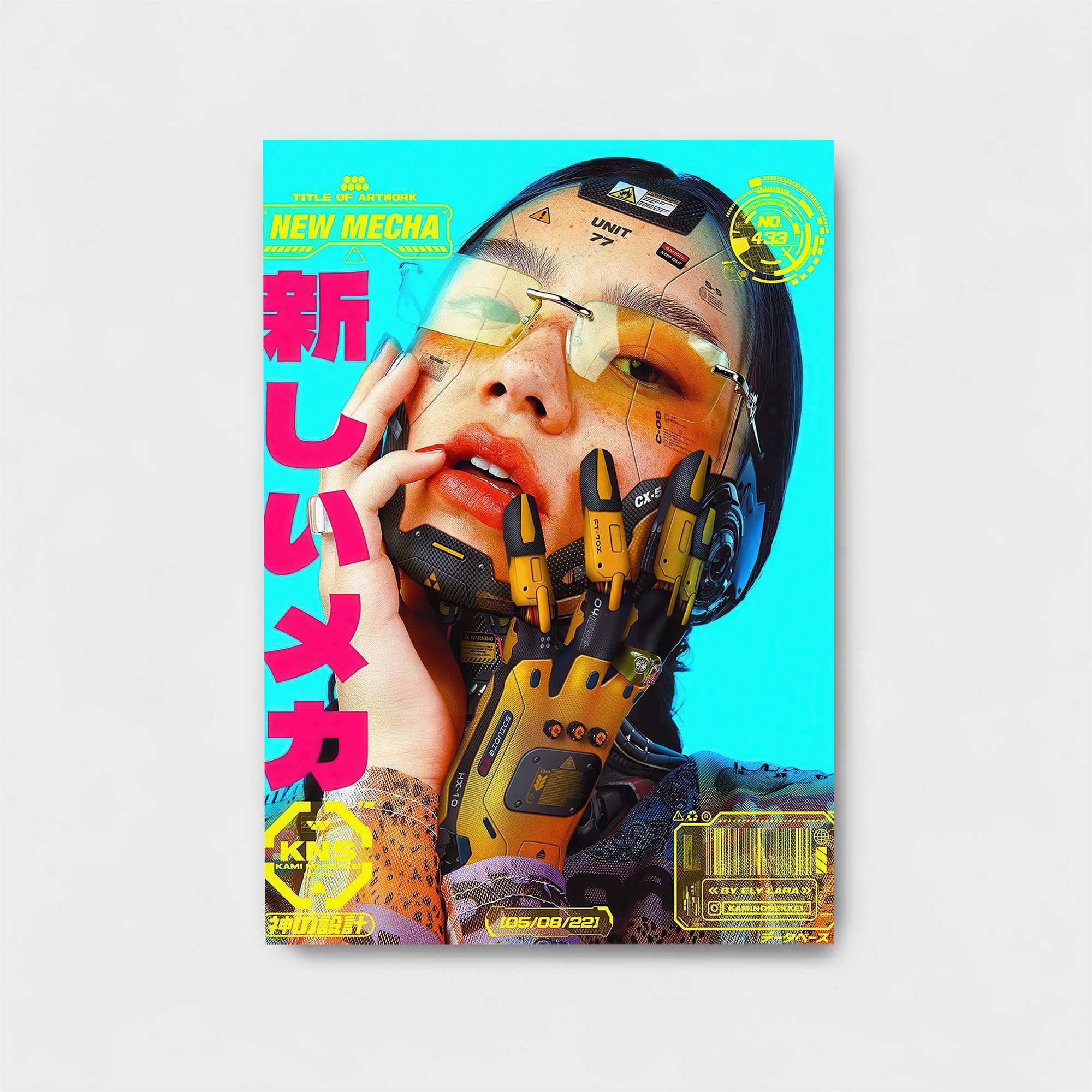 Neon Fusion Safe Wall Magnetic / M