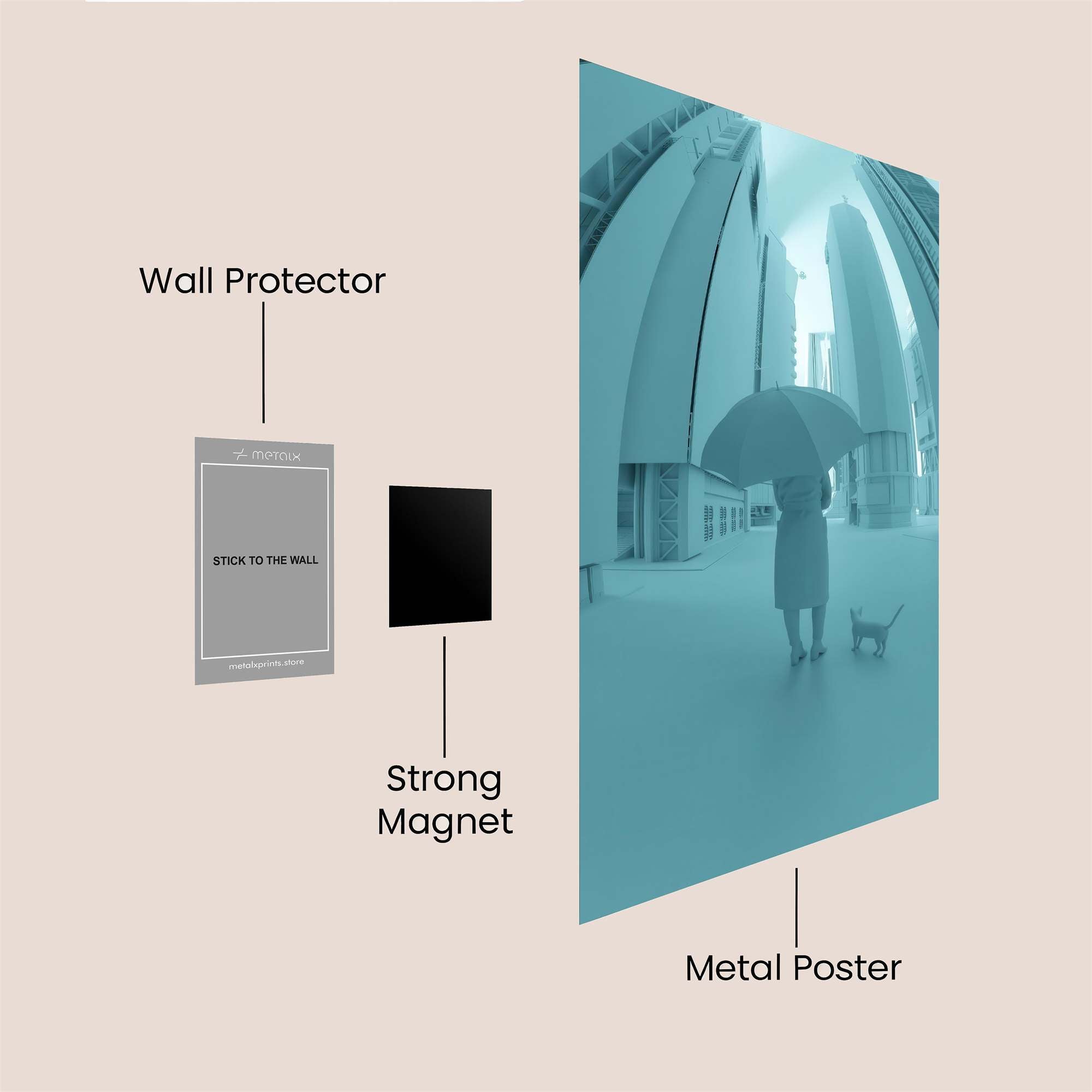 Umbrella Odyssey Safe Wall Magnetic / M