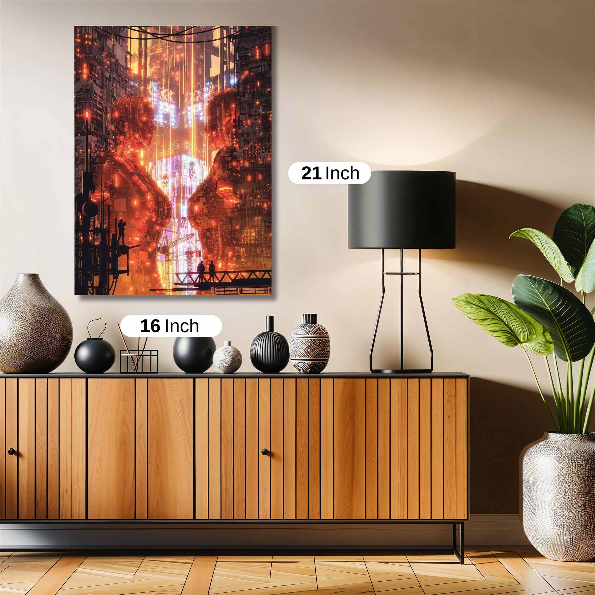 Neon Confluence Safe Wall Magnetic / M