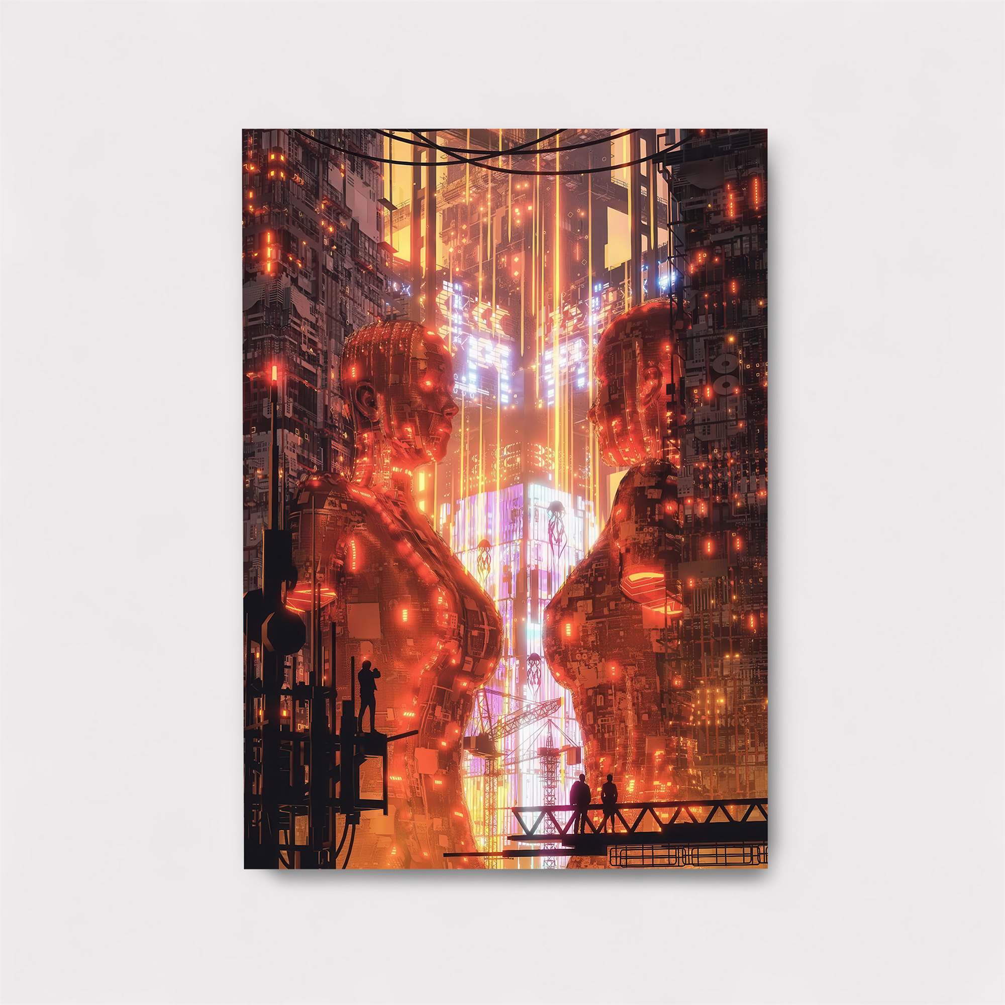 Neon Confluence Safe Wall Magnetic / M